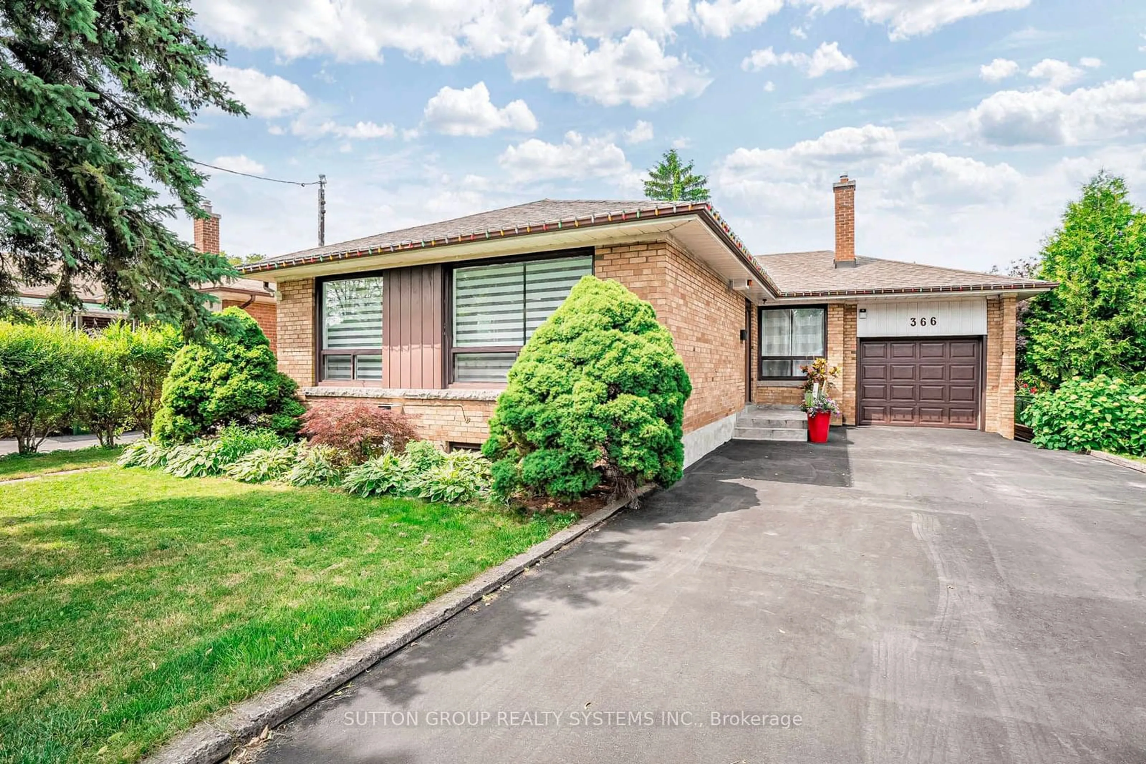 Home with brick exterior material for 366 Renforth Dr, Toronto Ontario M9C 2L9