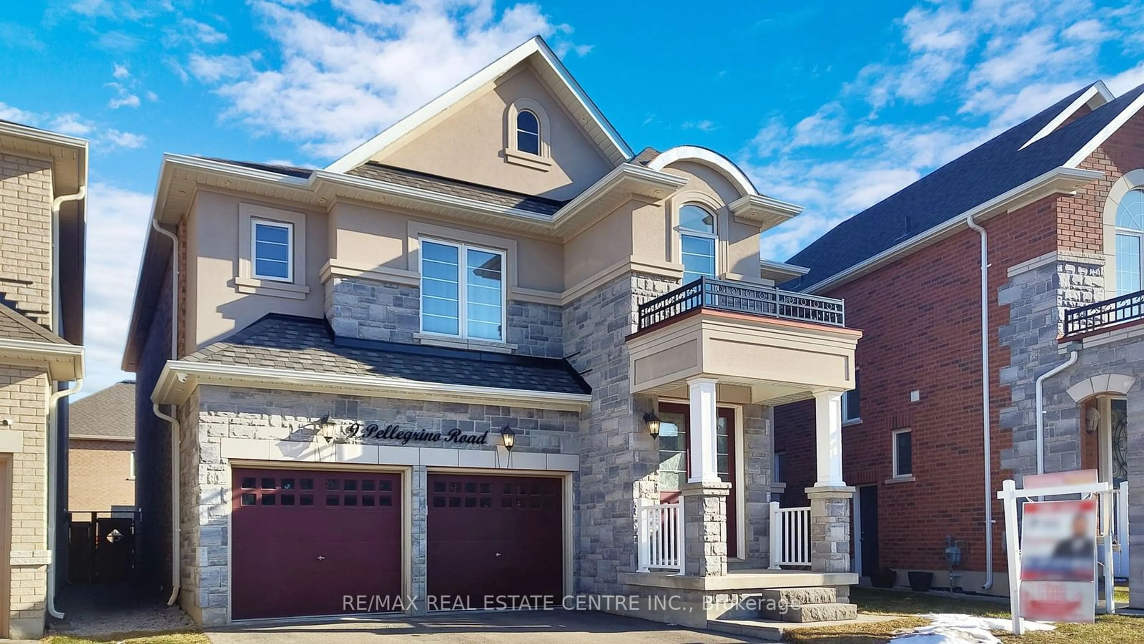 Home with brick exterior material for 9 Pellegrino Rd, Brampton Ontario L7A 4V5