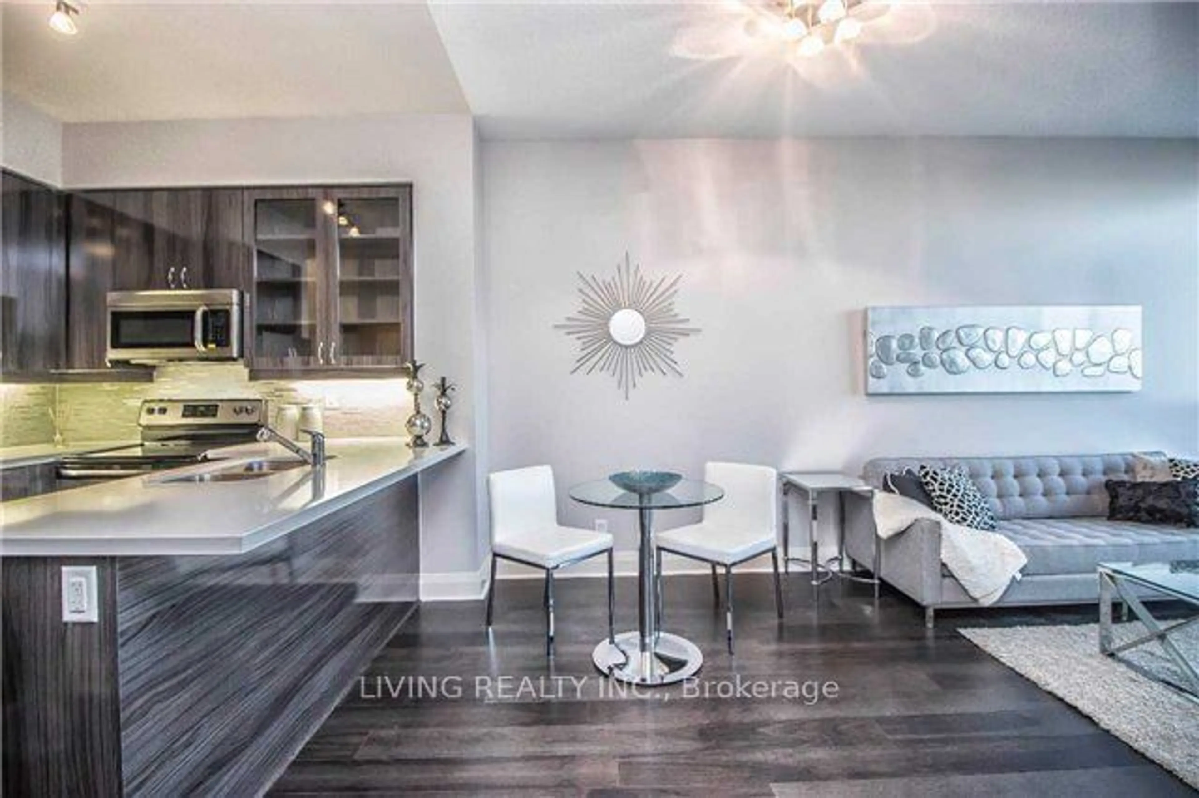 Open concept kitchen for 1185 The Queensway Ave #615, Toronto Ontario M8Z 0C6