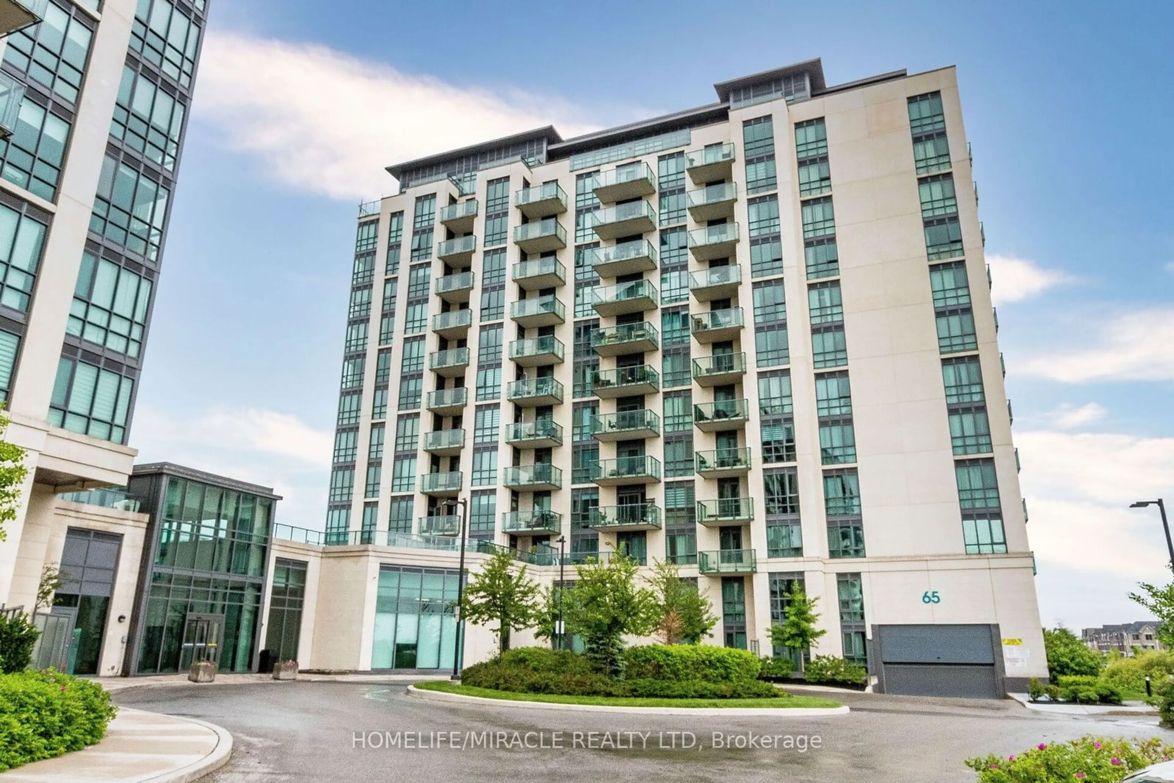 A pic from exterior of the house or condo for 65 Yorkland Blvd #308, Brampton Ontario L4C 9Z4