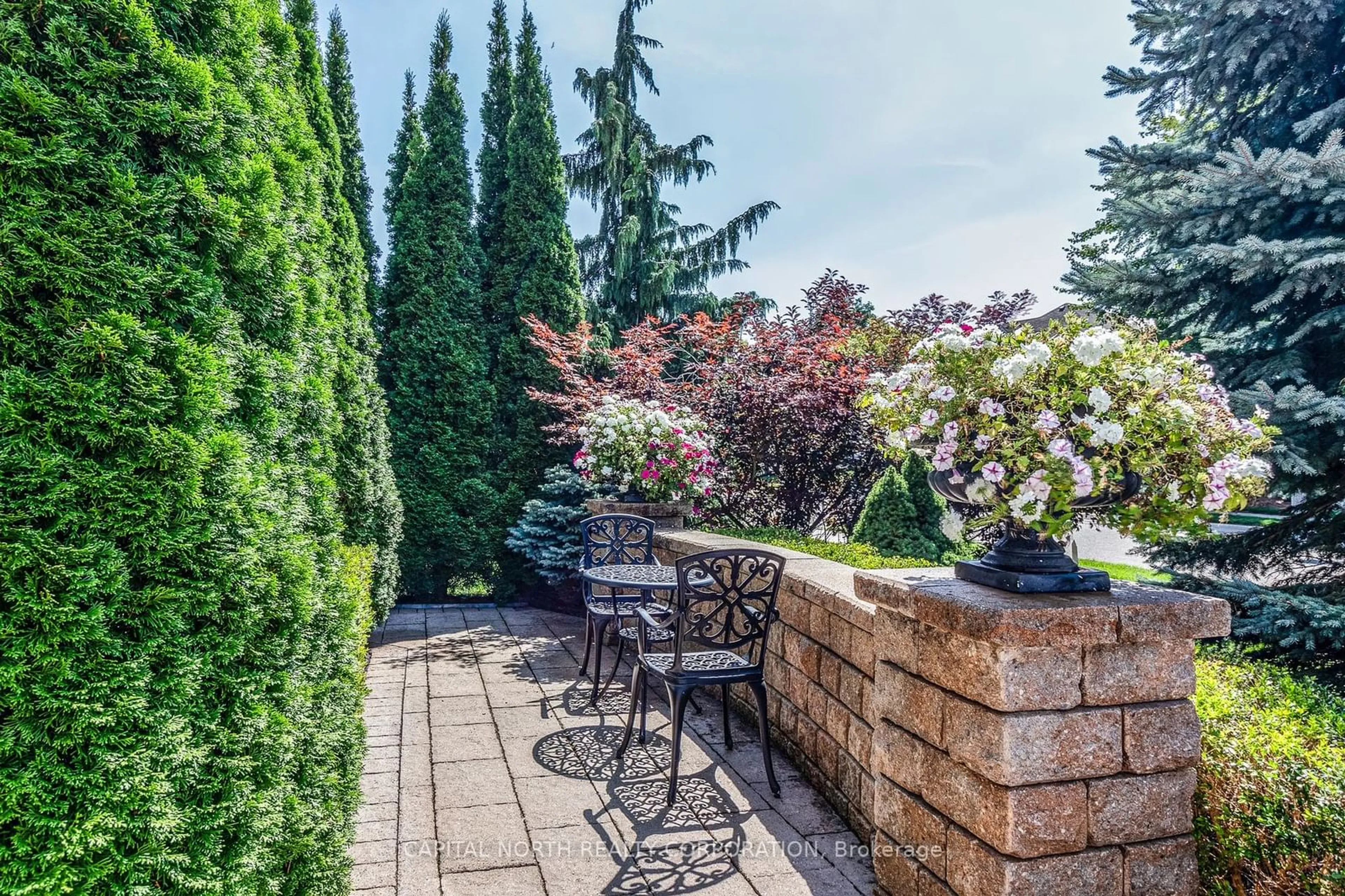 Patio, the fenced backyard for 71 Nova Scotia Rd, Brampton Ontario L6Y 5K1