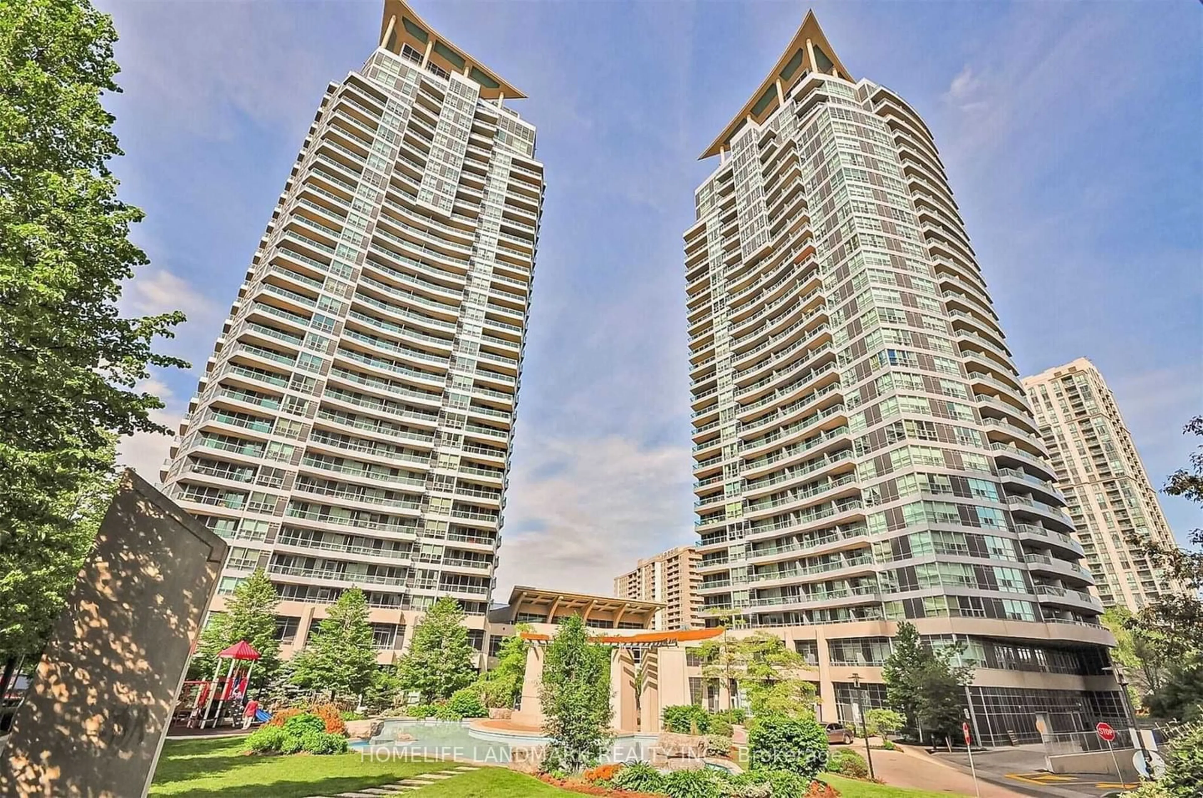 A pic from exterior of the house or condo for 1 Elm Dr #809, Mississauga Ontario L5B 4M1