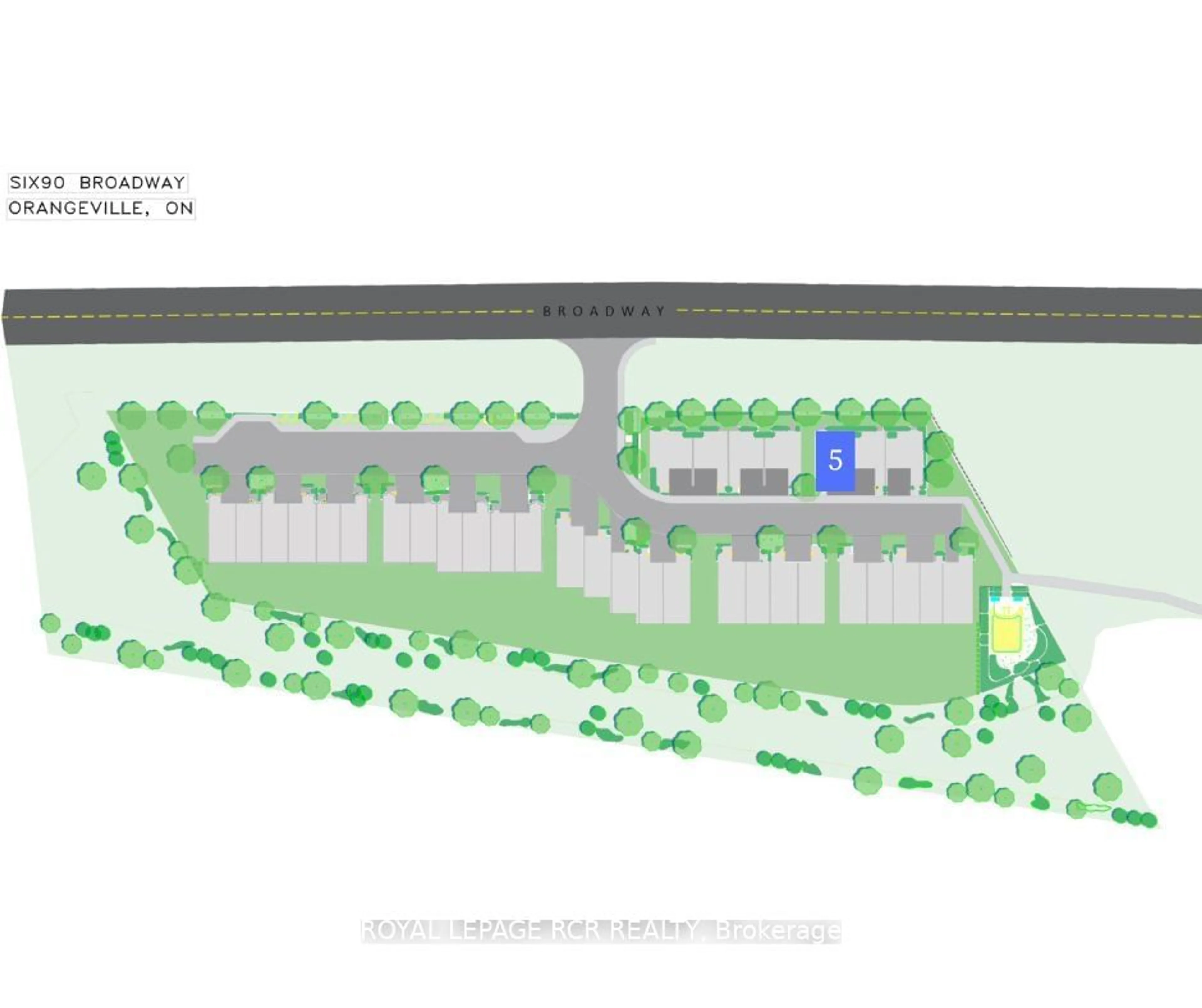 Floor plan for 690 Broadway Ave #5, Orangeville Ontario L9W 5C8