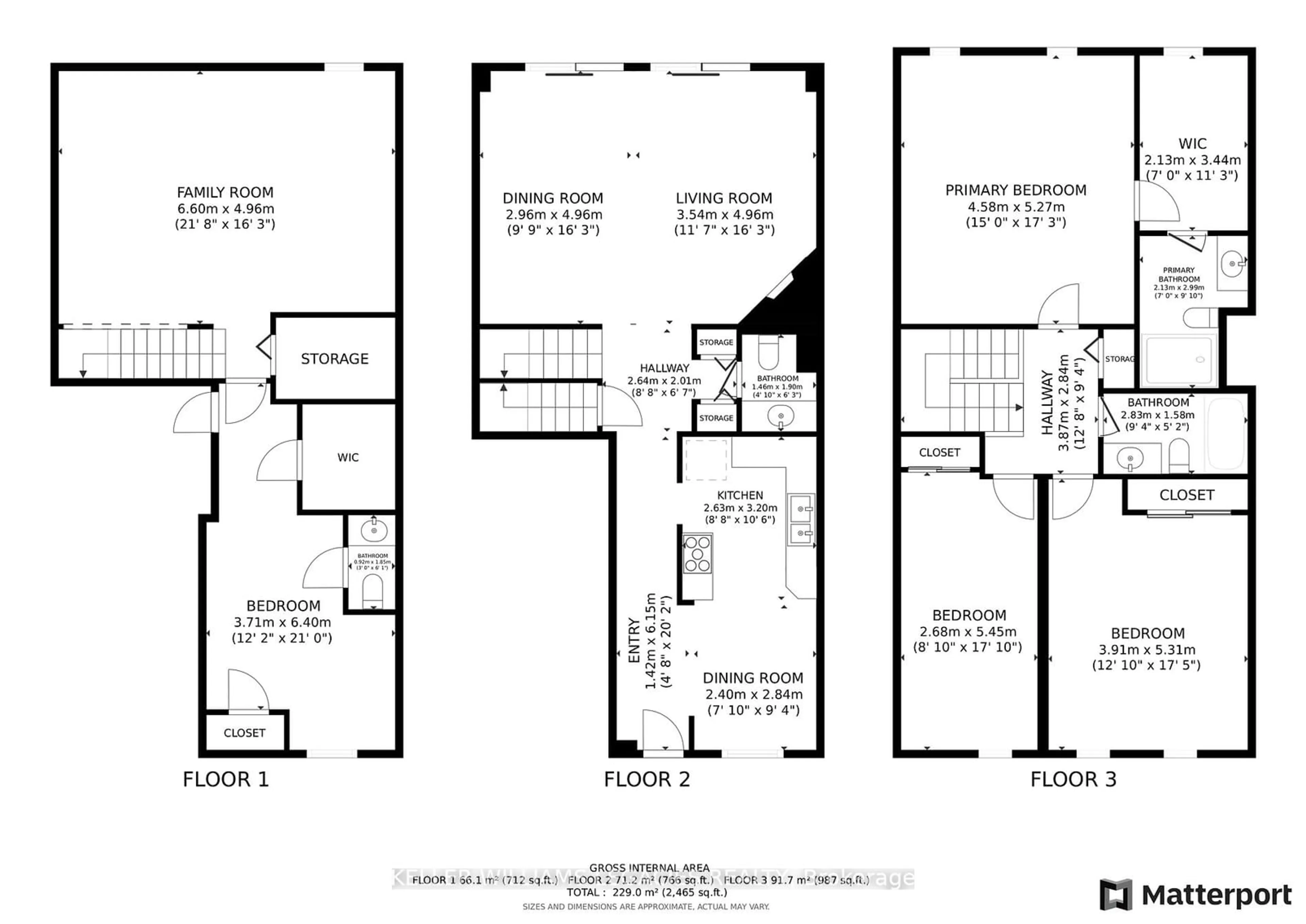 Floor plan for 7 Stornwood Crt, Brampton Ontario L6W 4H4