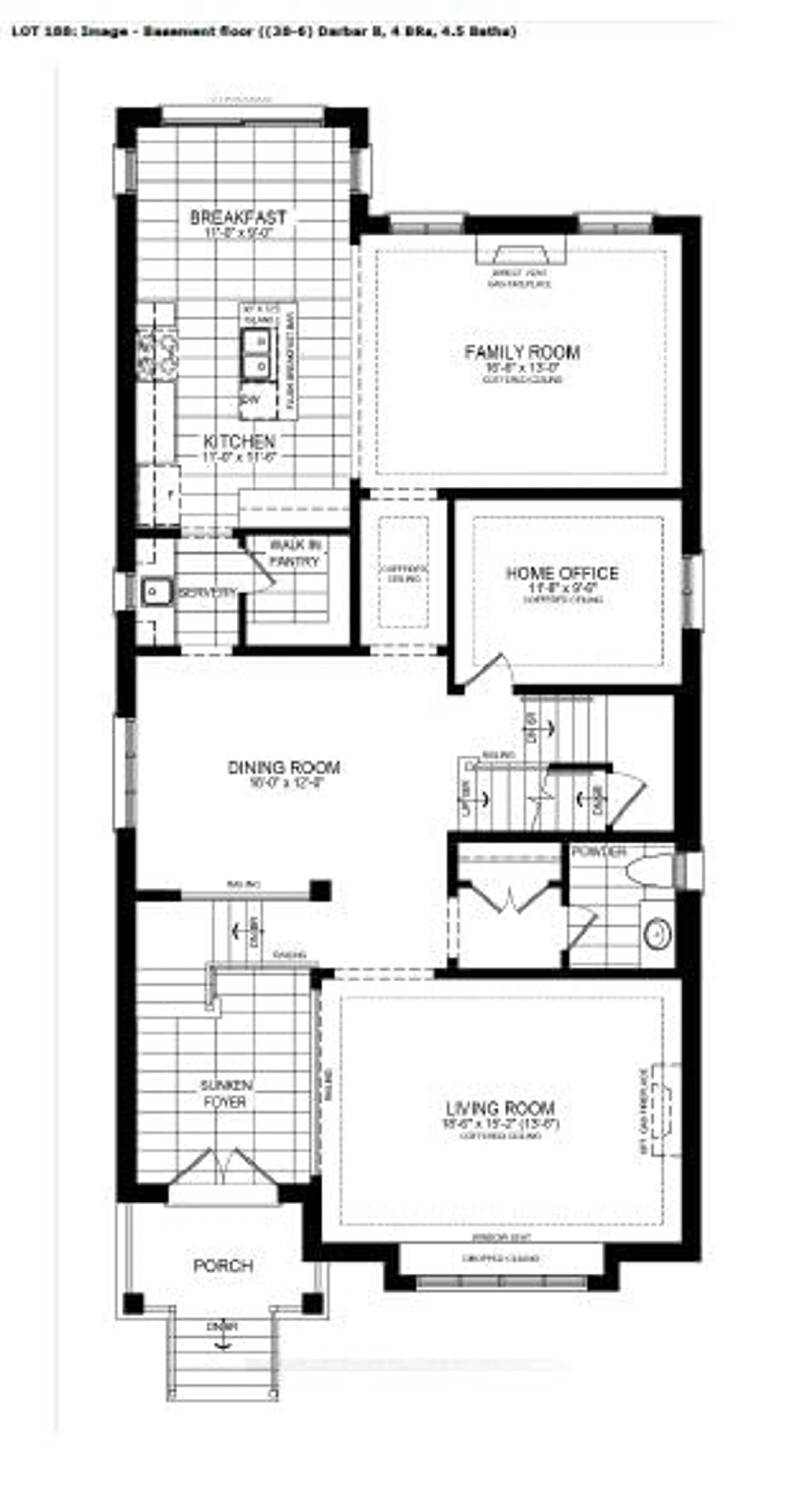 Floor plan for 19 Swamp Sparrow Crt, Caledon Ontario L7C 4M7