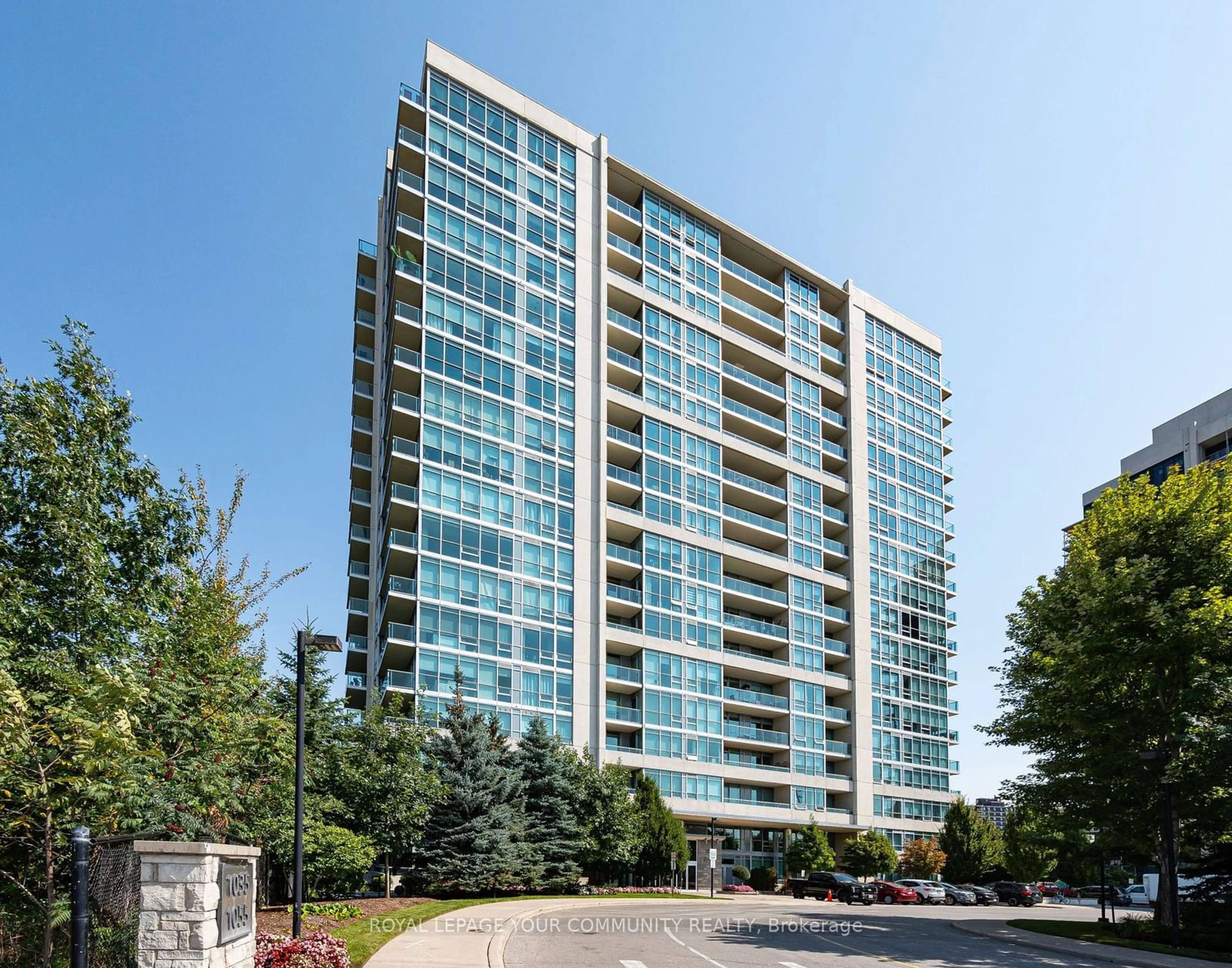 A pic from exterior of the house or condo, the front or back of building for 1055 Southdown Rd #803, Mississauga Ontario L5J 0A3