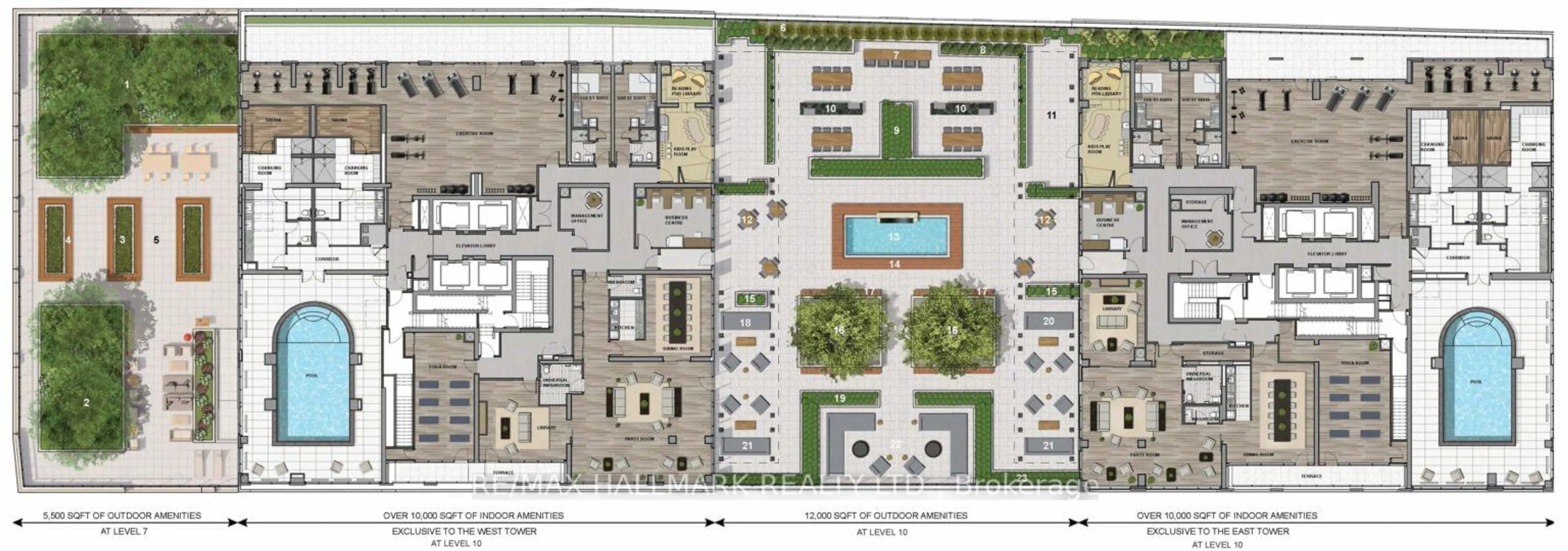 Floor plan for 1928 Lake Shore Blvd #1806, Toronto Ontario M6S 0B1