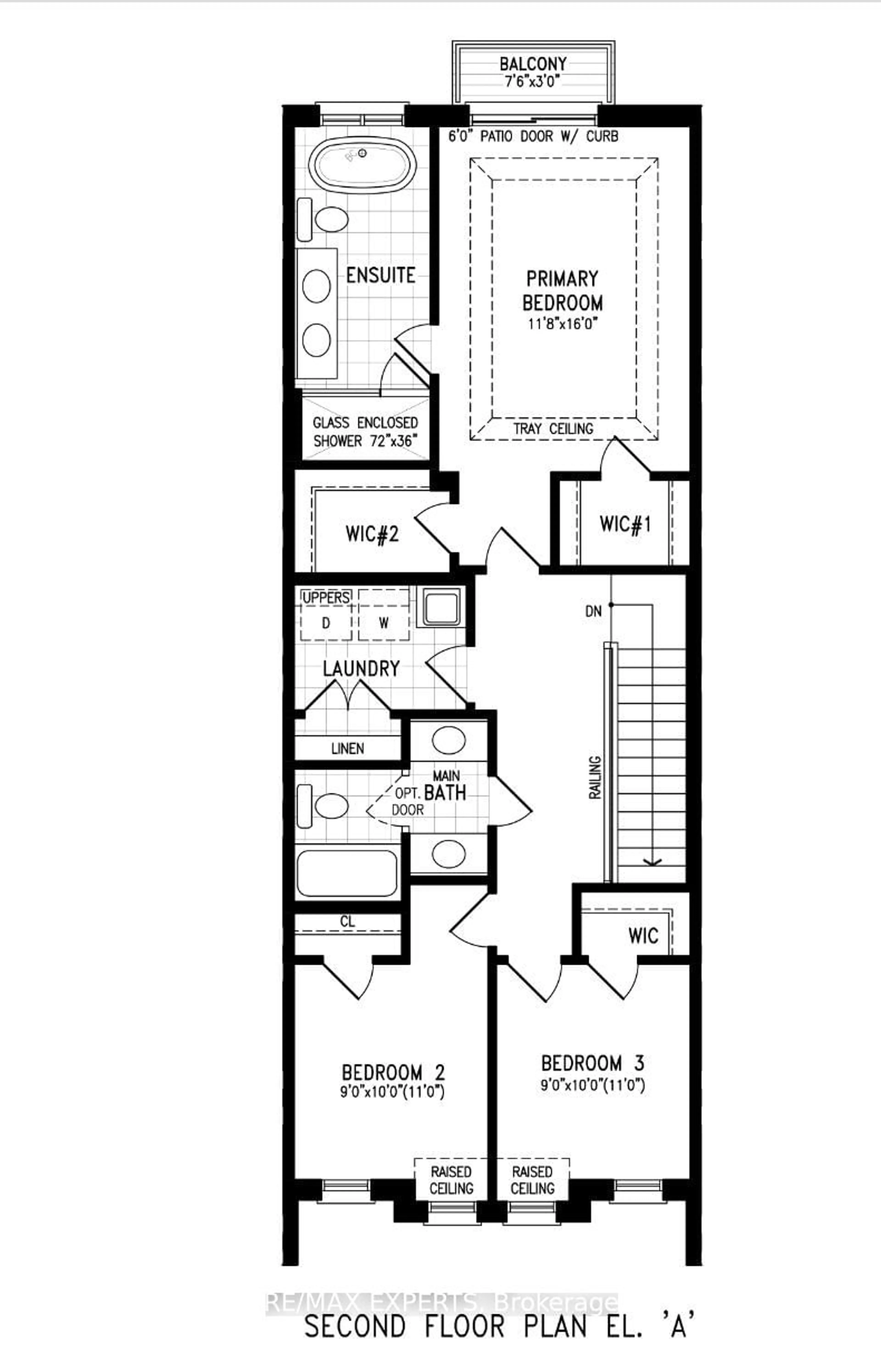 Floor plan for lot 14 Pawley Pl, Caledon Ontario L7E 2Z9