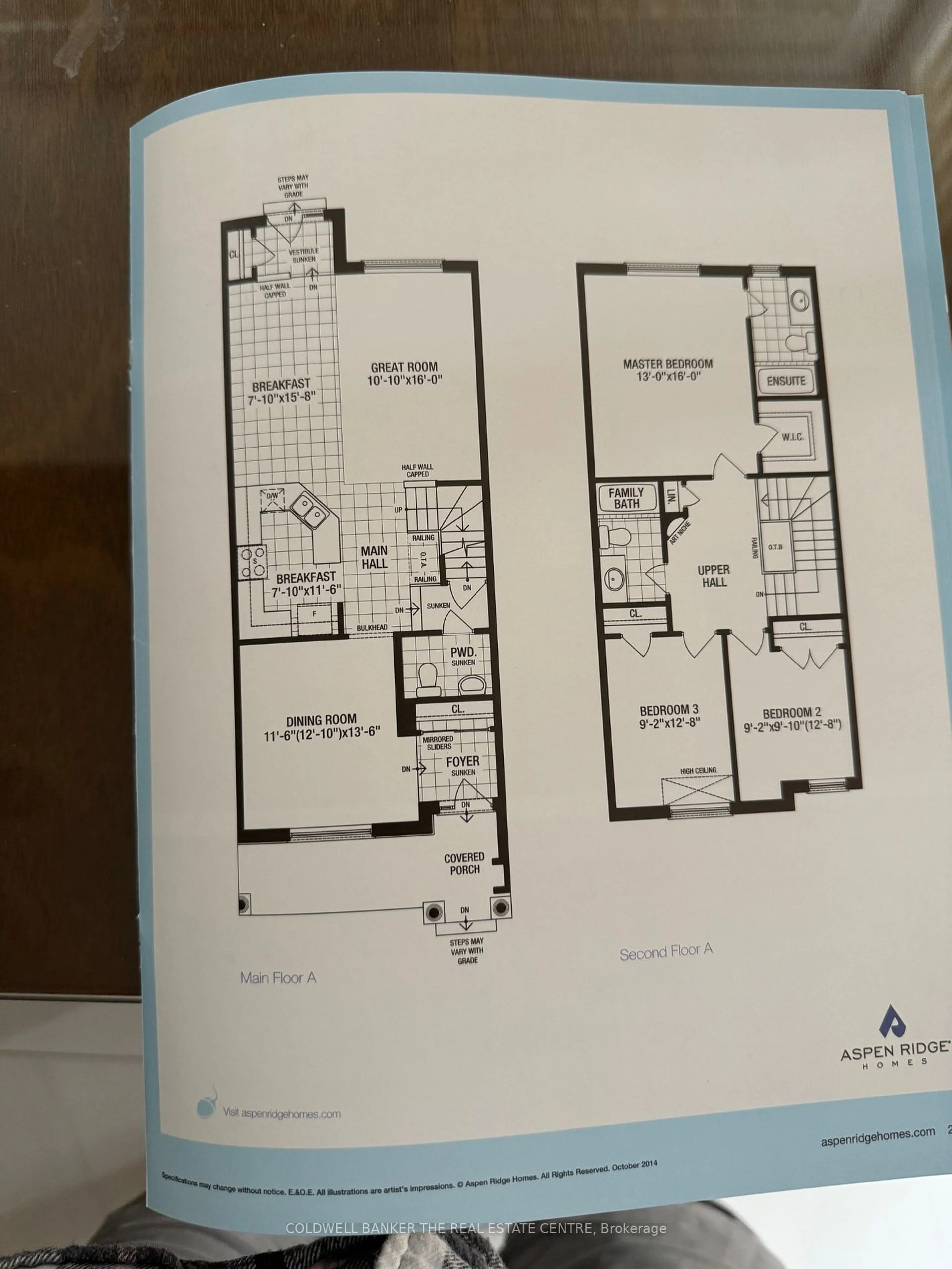 Floor plan for 266 Inspire Blvd Blvd, Brampton Ontario L6R 3Z3