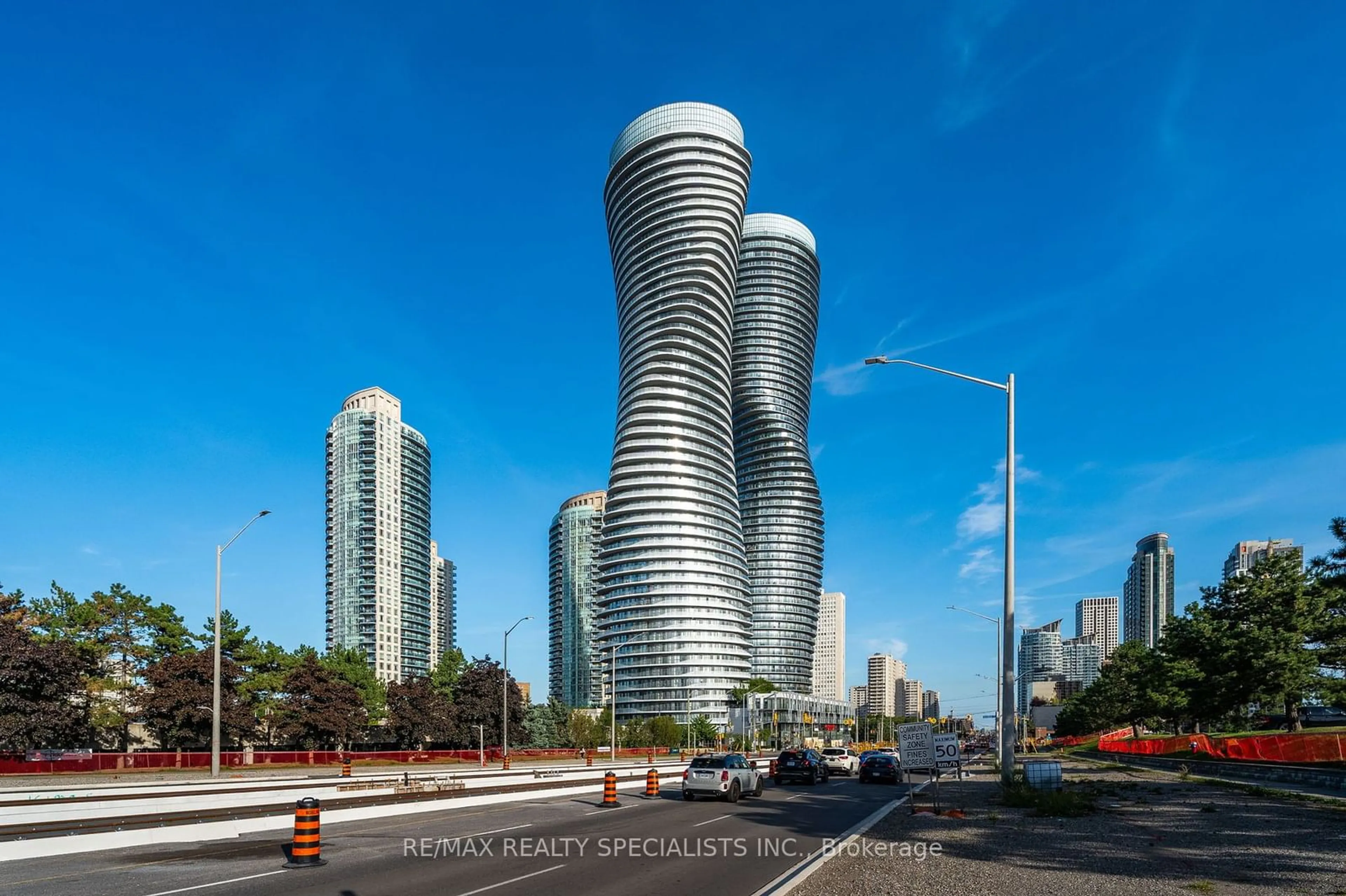 A pic from exterior of the house or condo for 50 Absolute Ave #3108, Mississauga Ontario L4Z 0A8