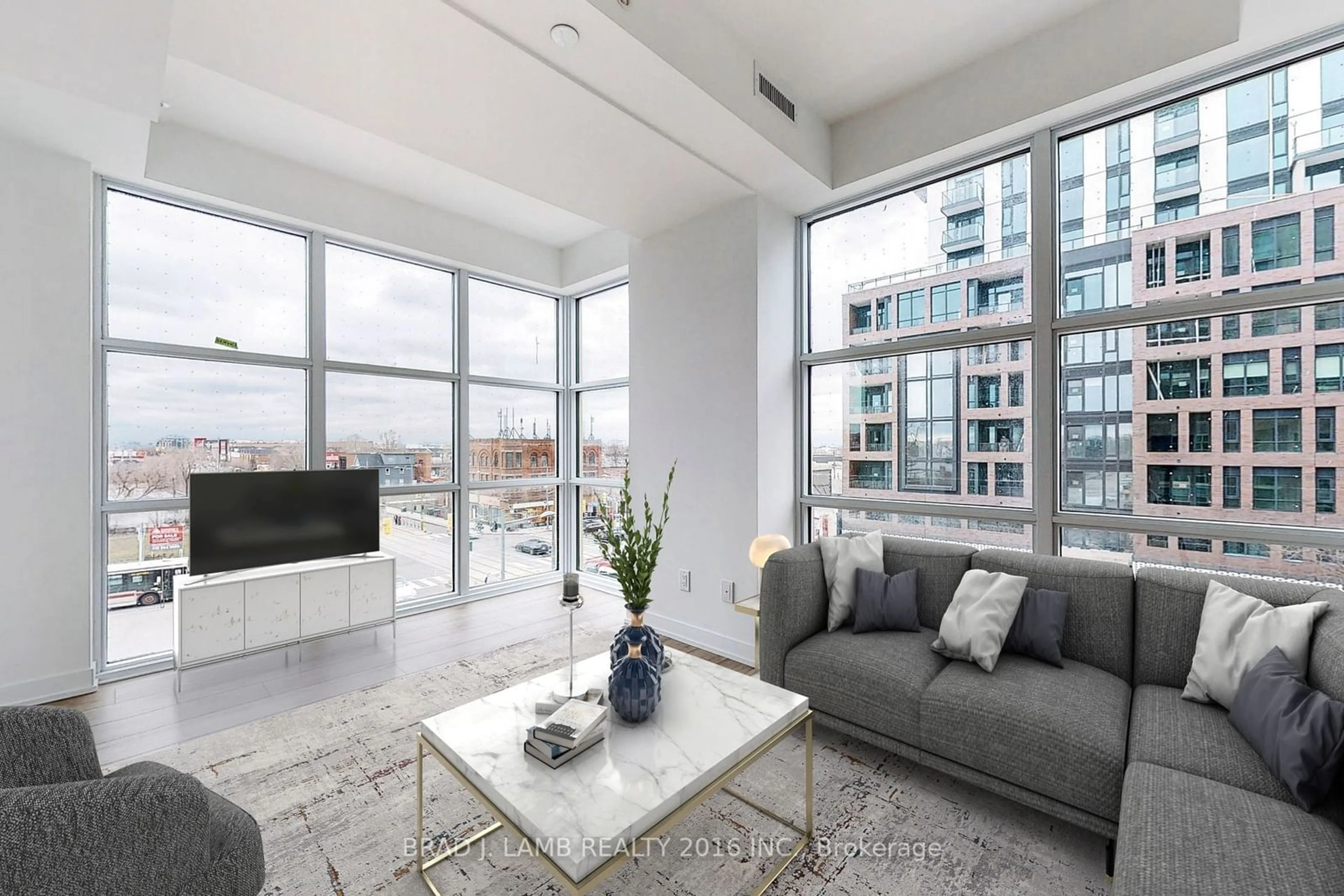 Living room for 1787 St. Clair Ave #411, Toronto Ontario M6N 1J6