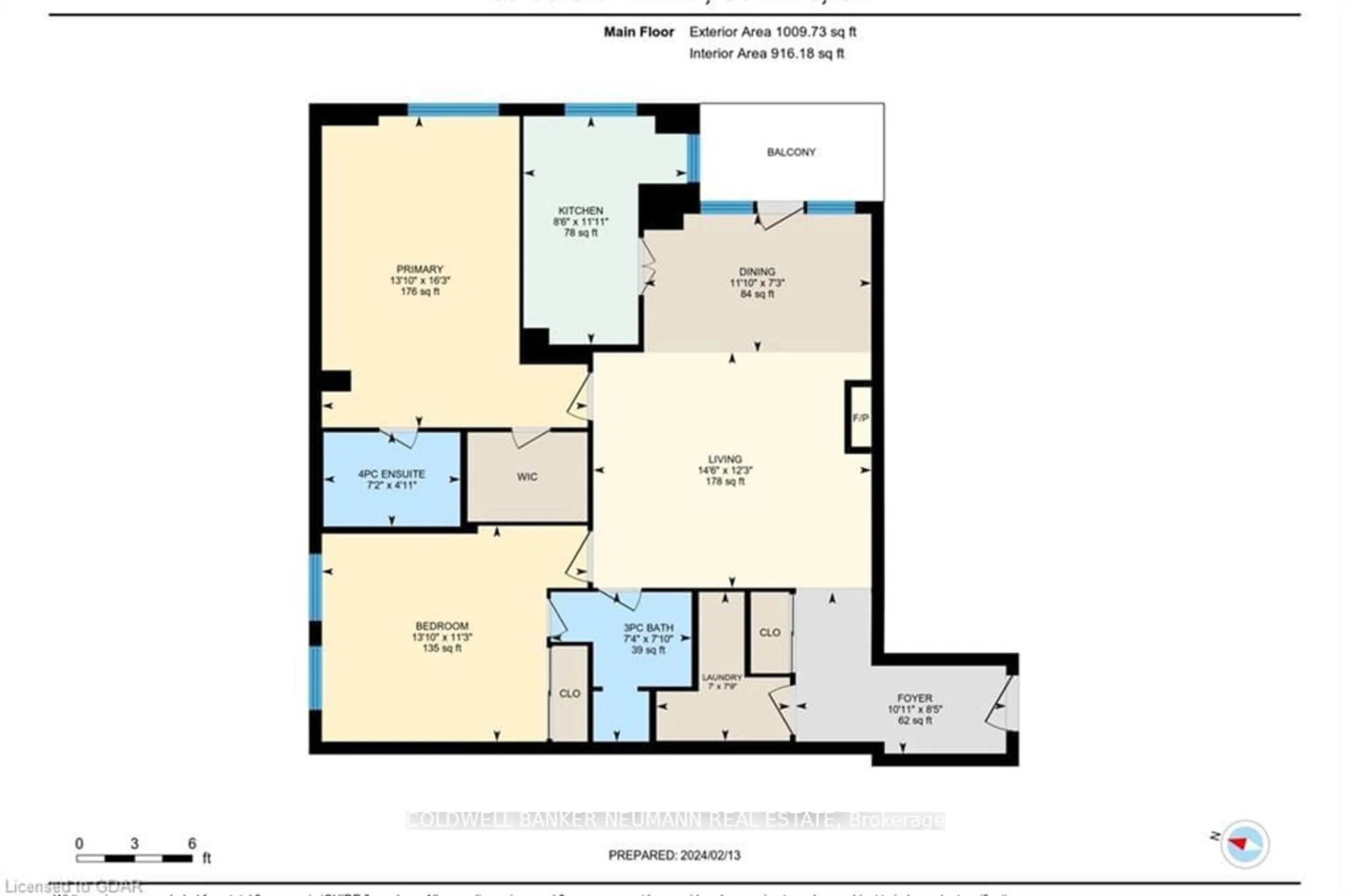 Floor plan for 60 Old Mill Rd #409, Oakville Ontario L6J 7V9