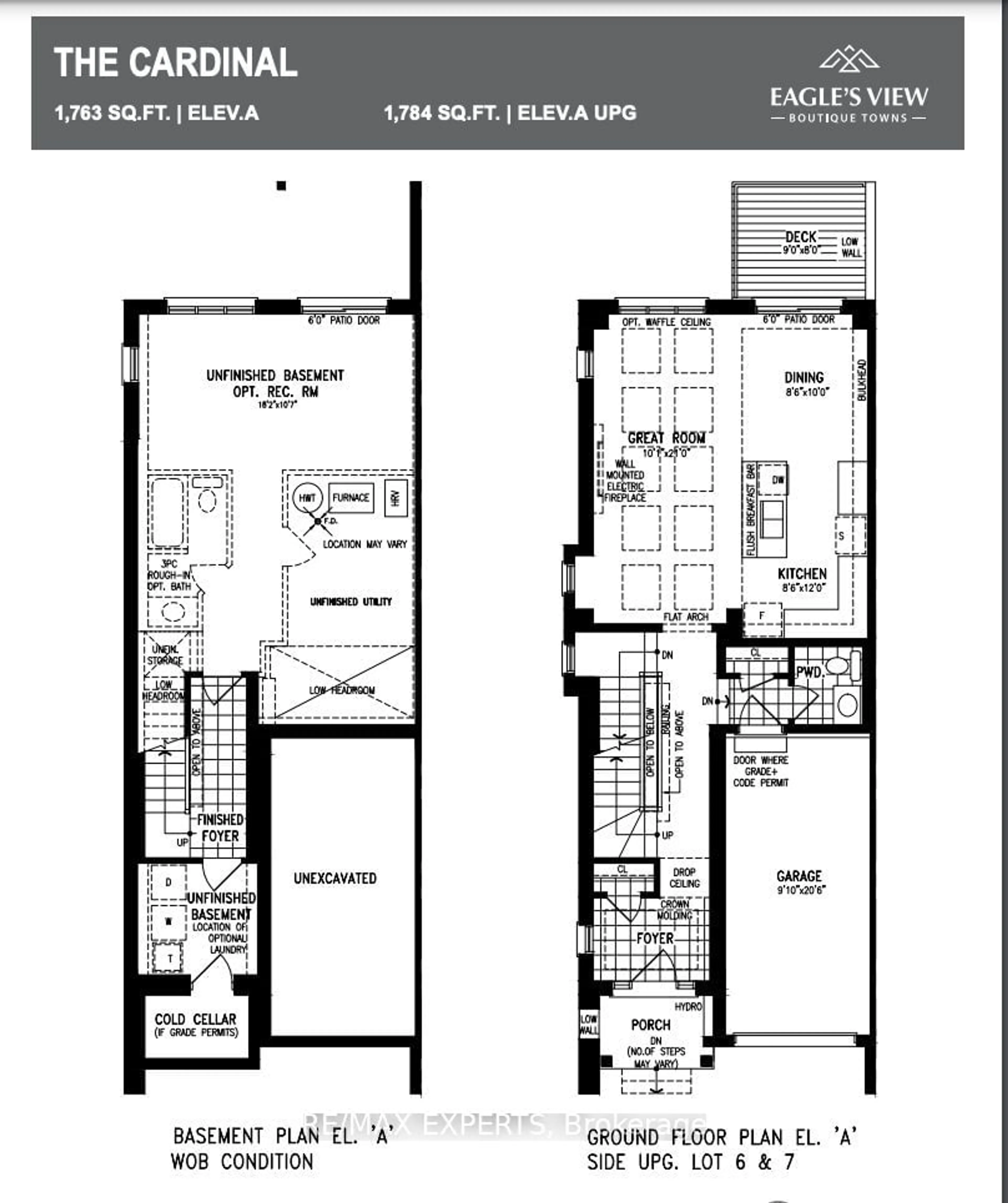 Floor plan for Lot 7 Pawley Pl, Caledon Ontario L7E 2Z9