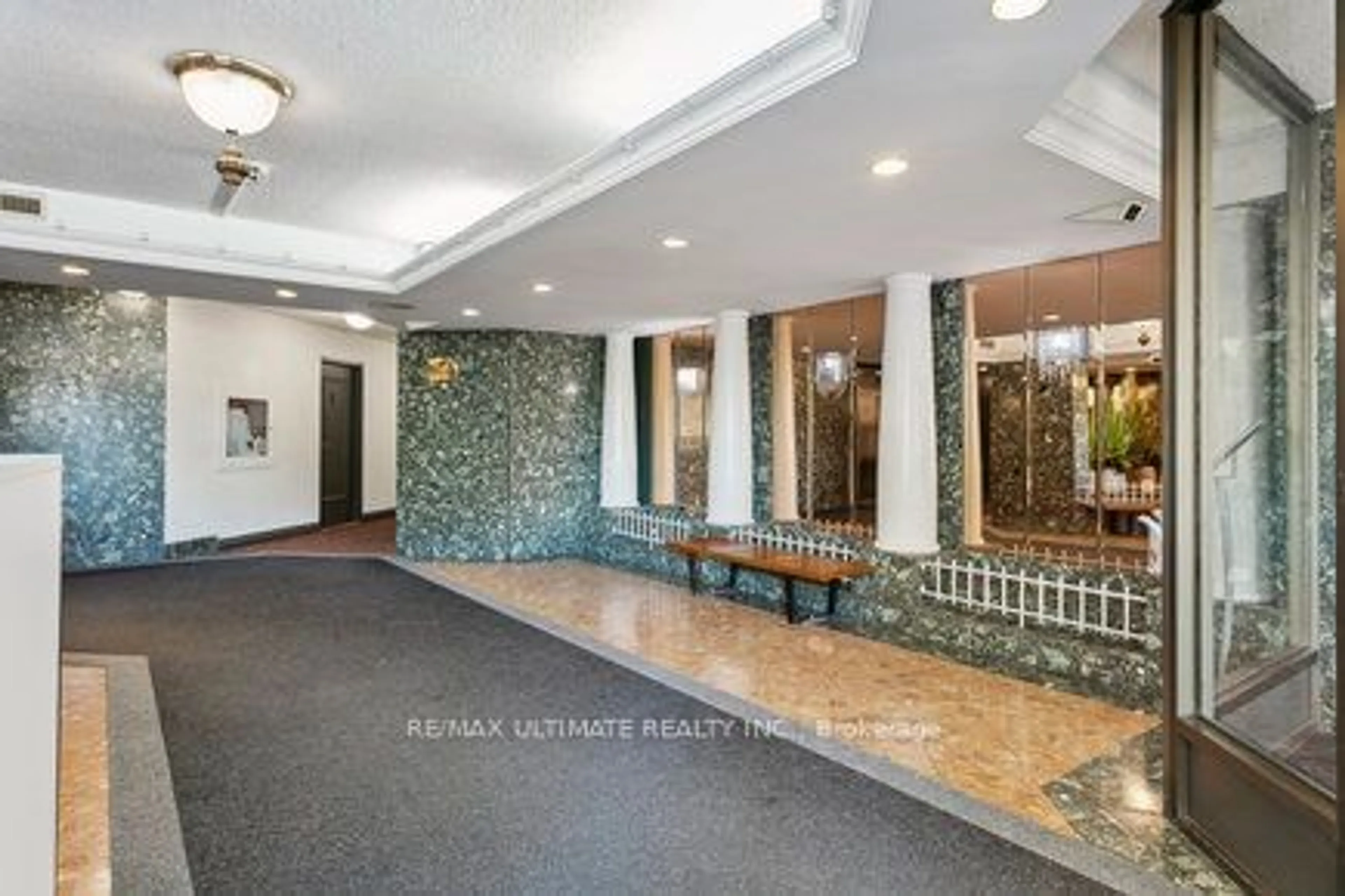 Indoor lobby, cement floor for 236 Albion Rd #1208, Toronto Ontario M9W 6A6