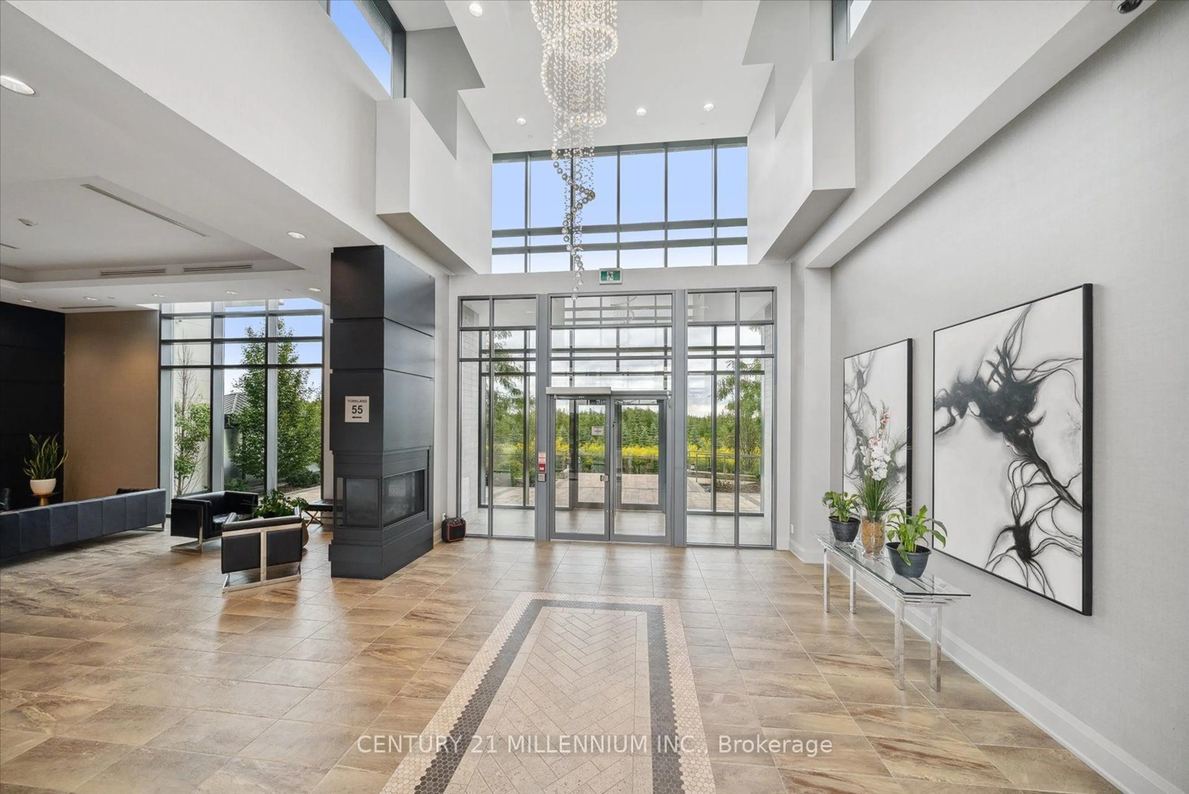 Indoor foyer for 65 Yorkland Blvd #310, Brampton Ontario L6P 4M5