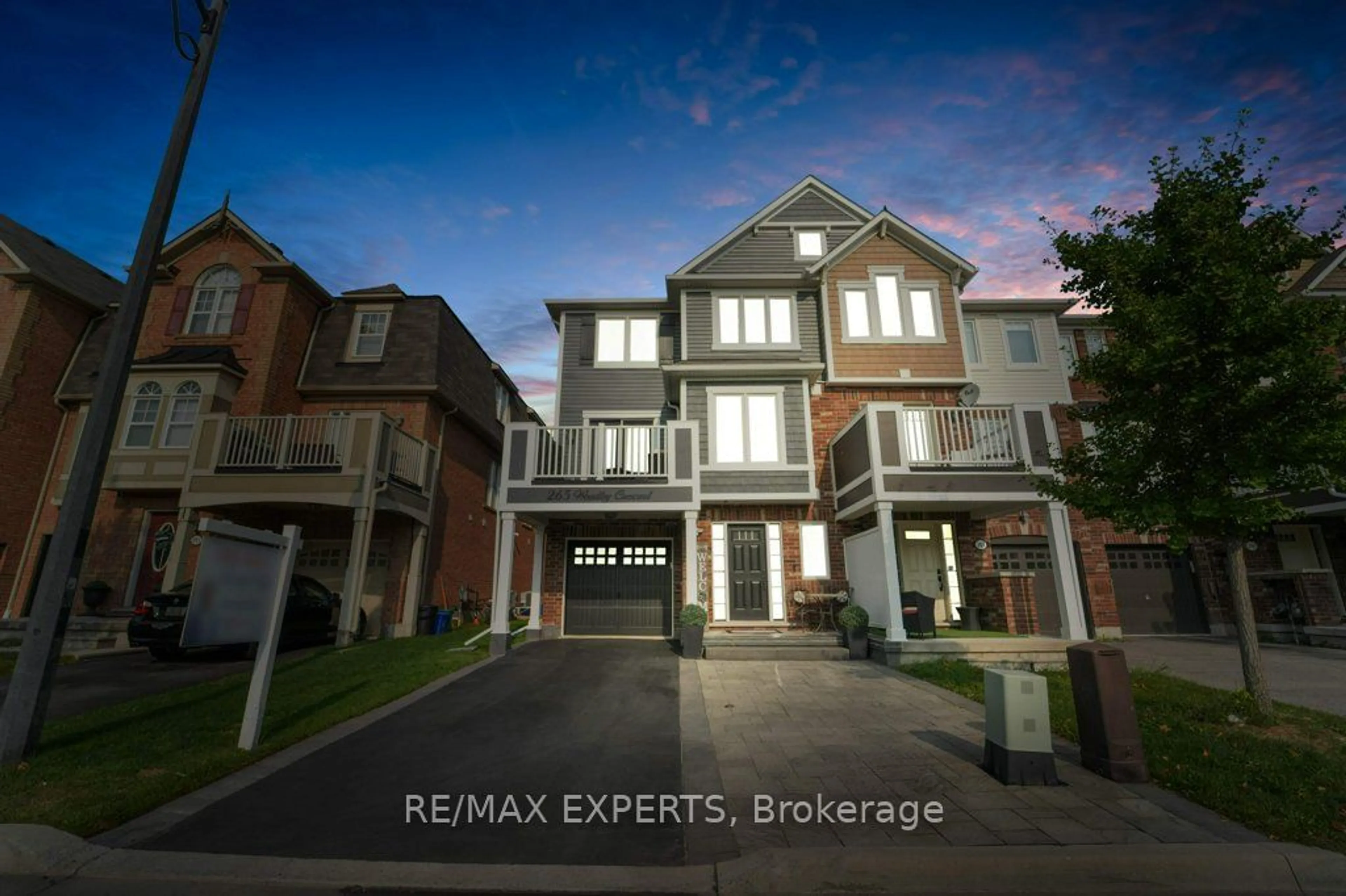 A pic from exterior of the house or condo for 265 Woodley Cres, Milton Ontario L9T 8C4