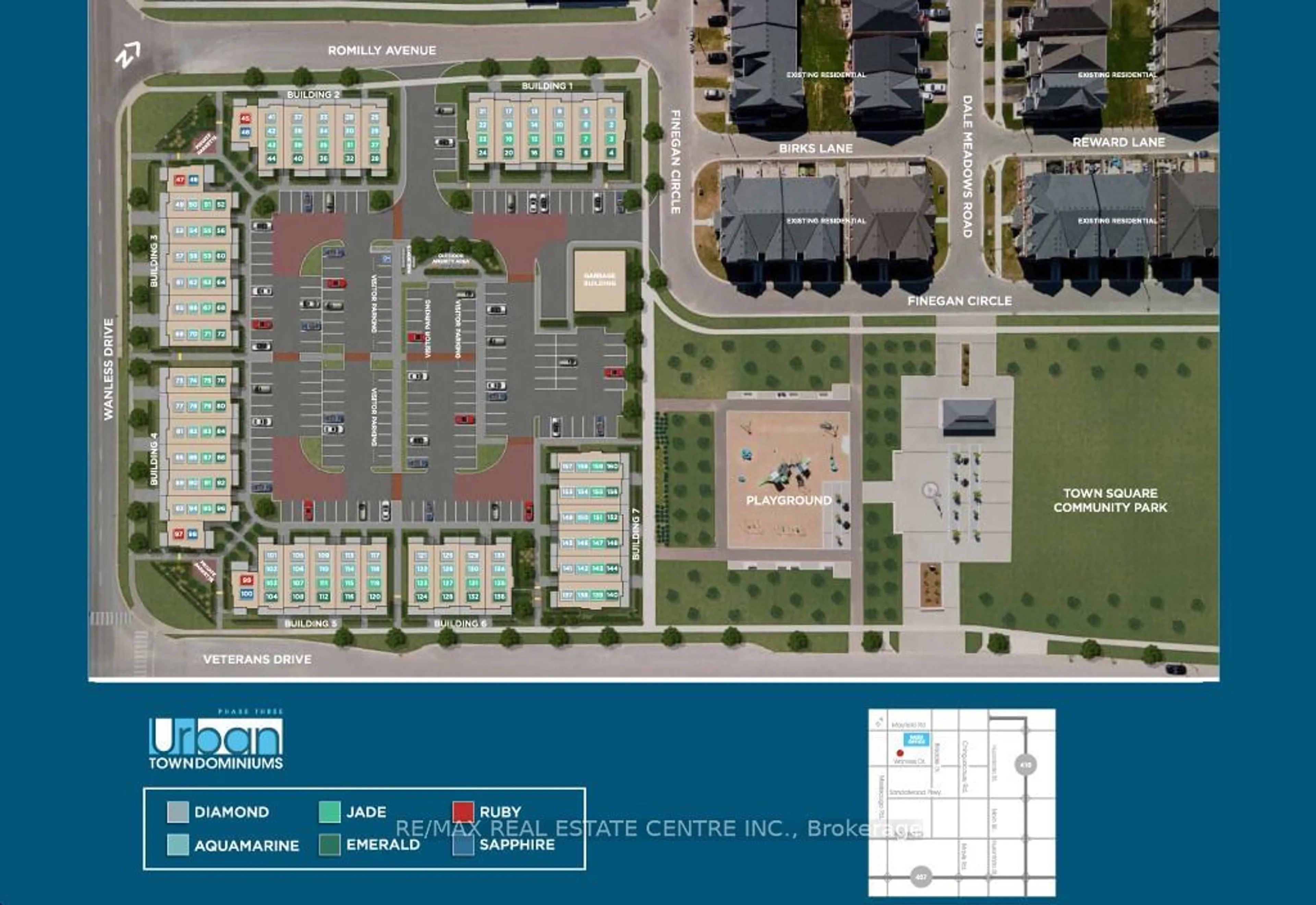 Picture of a map for 1930 Wanless Dr #44, Brampton Ontario L7A 0A7