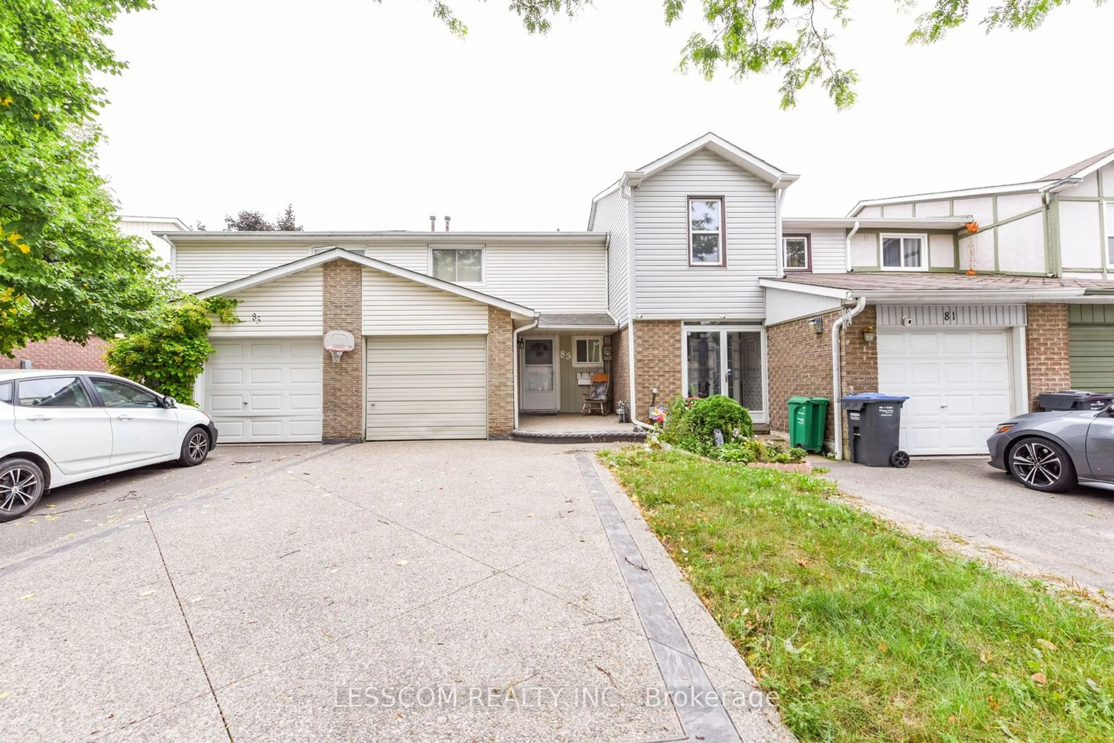 A pic from exterior of the house or condo, the street view for 83 Royal Salisbury Way, Brampton Ontario L6V 3J3