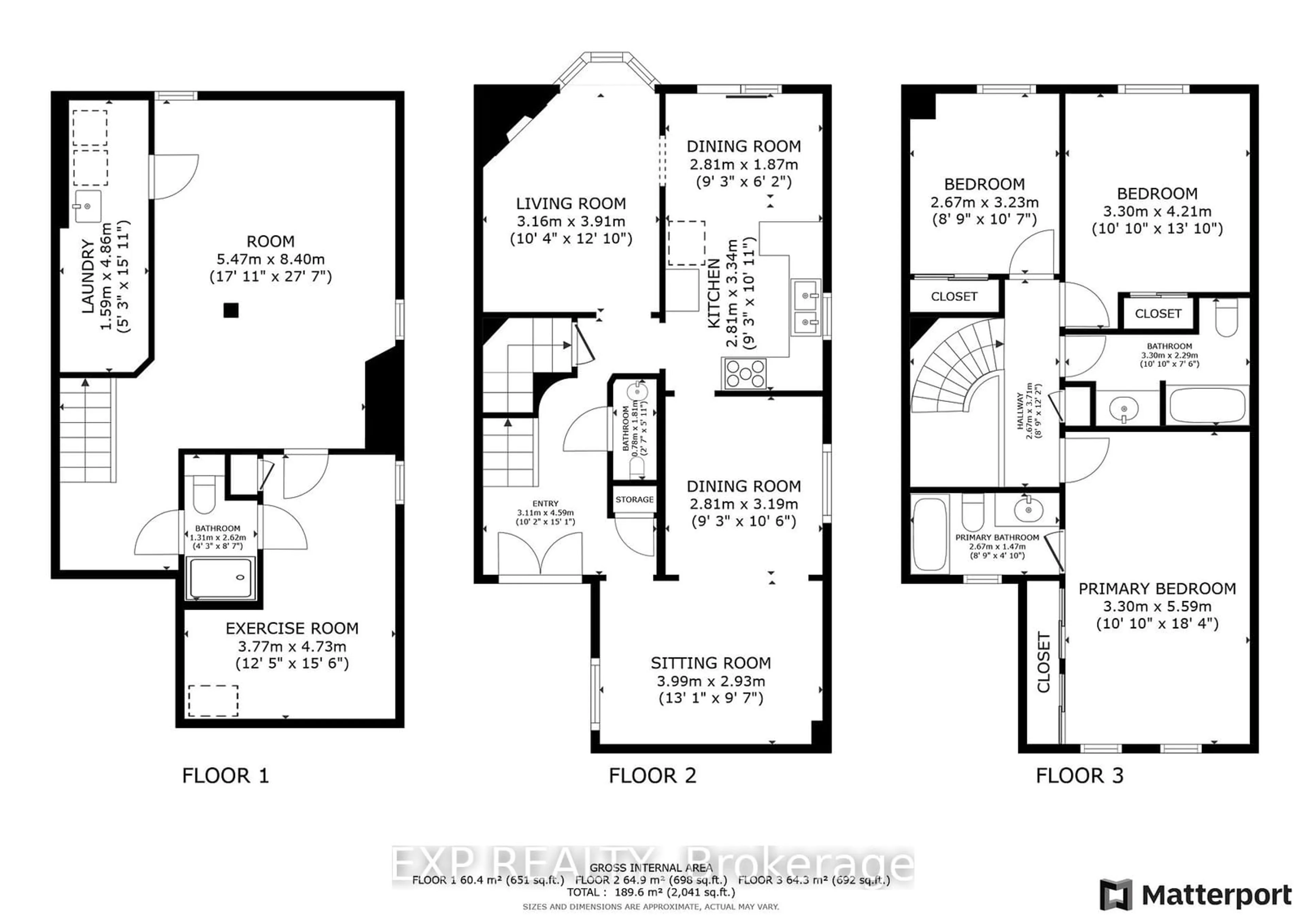 Floor plan for 65 Meadowlark Dr, Brampton Ontario L6Y 4A3