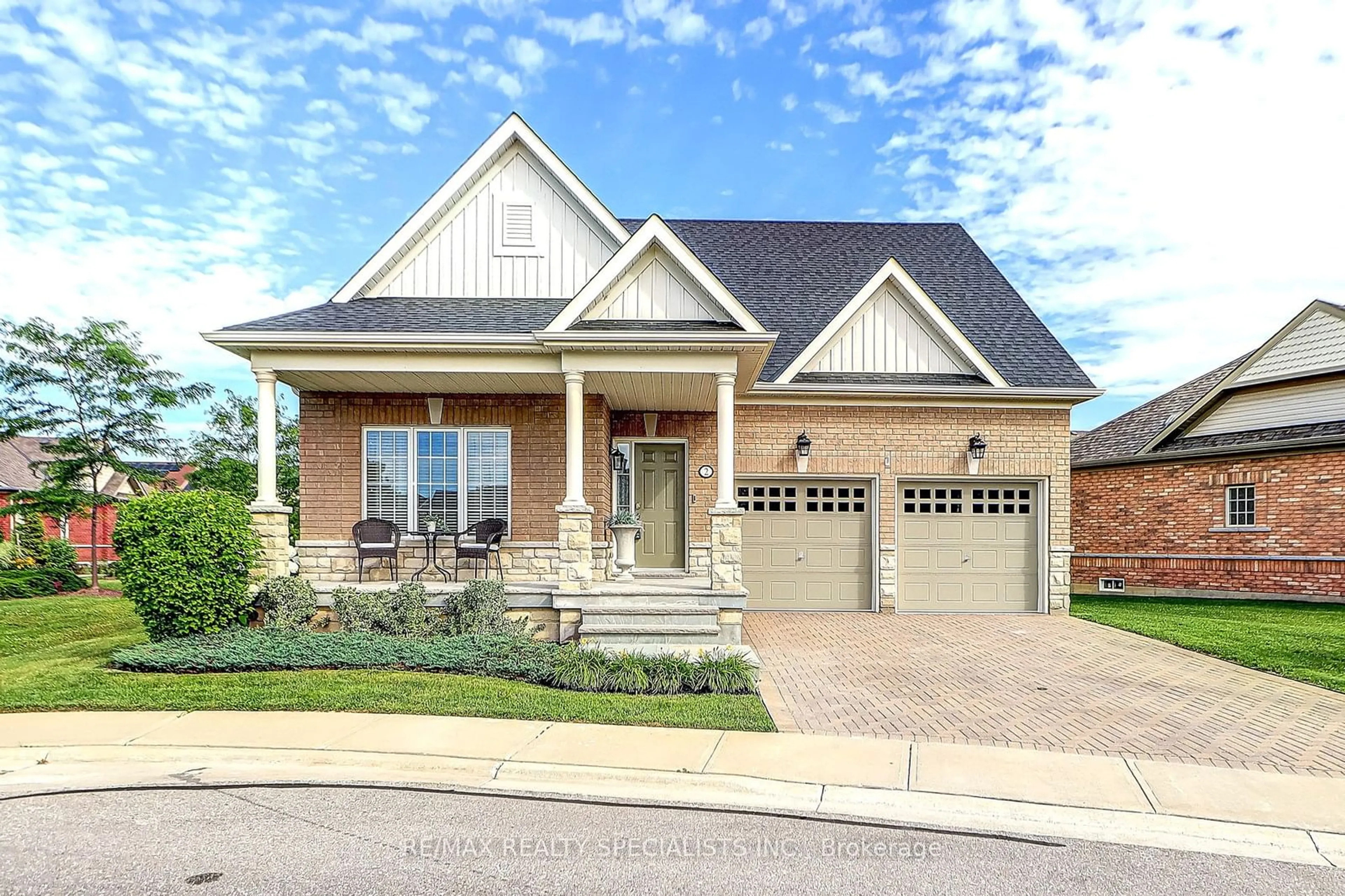 Home with brick exterior material for 2 Lavender Jewel St, Brampton Ontario L6R 3W9