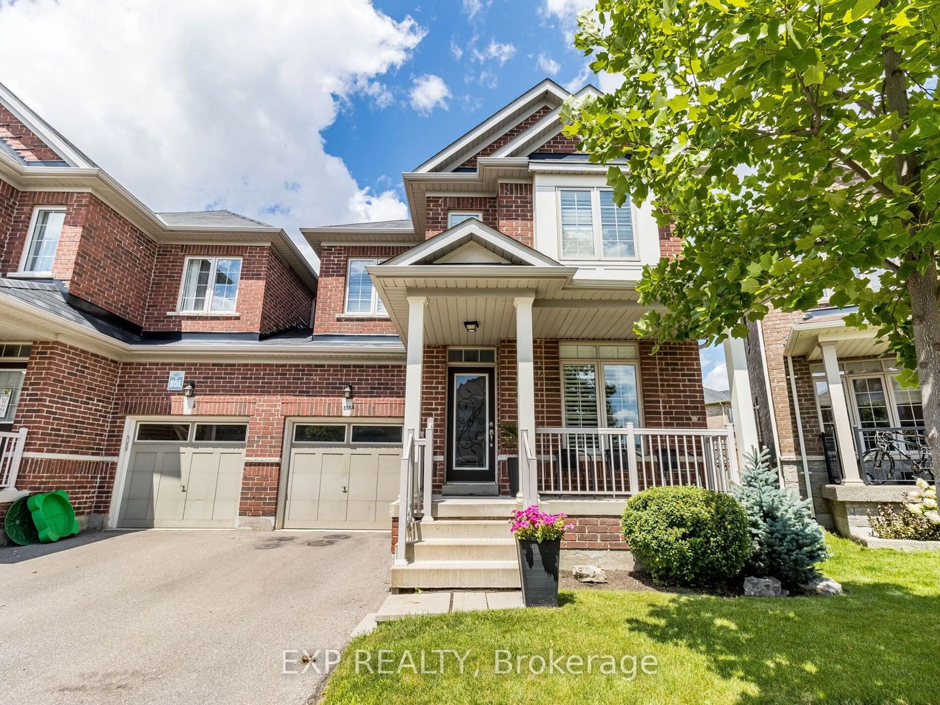 Home with brick exterior material for 353 Hincks Dr, Milton Ontario L9T 8T9