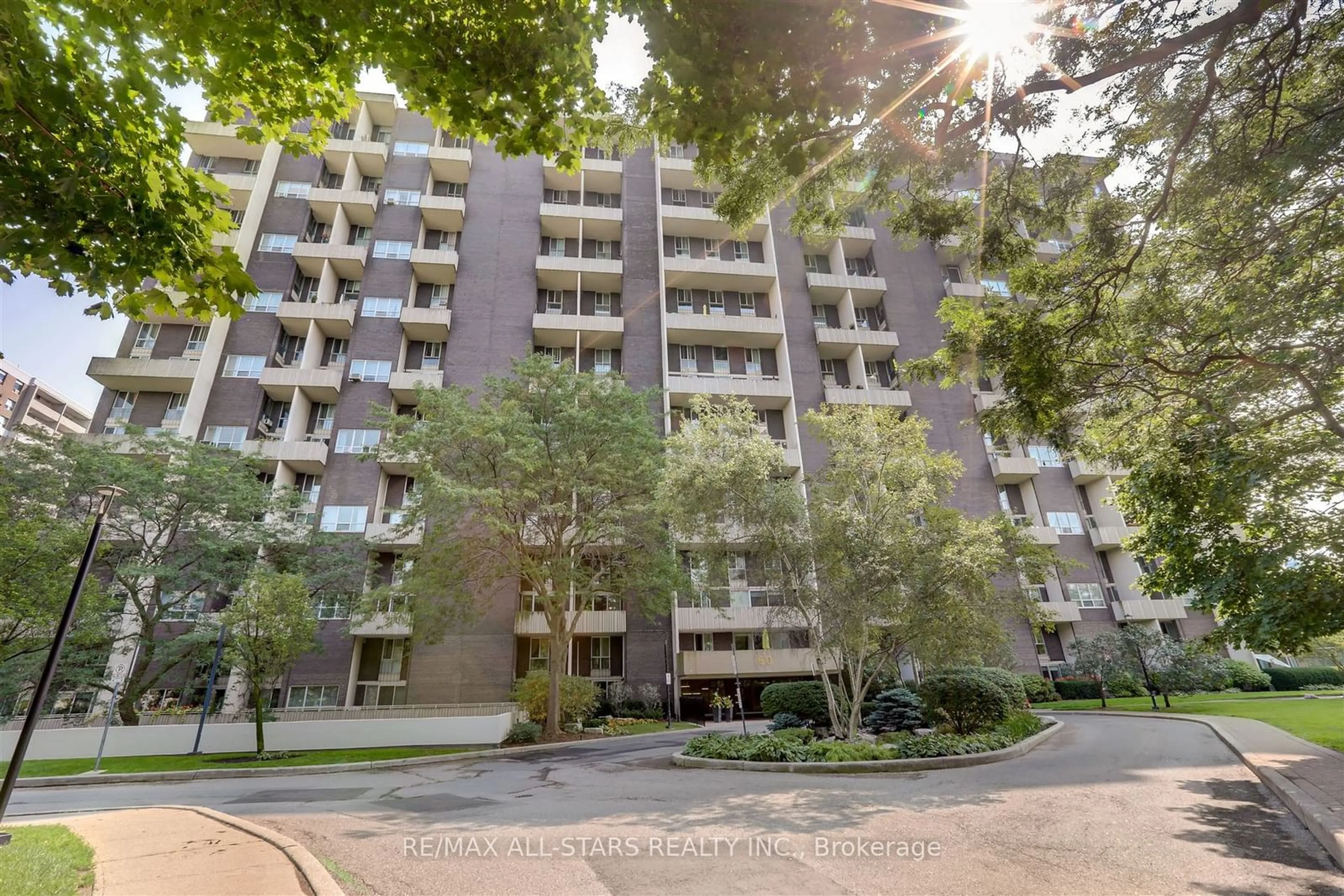 A pic from exterior of the house or condo, the street view for 60 Southport St #912, Toronto Ontario M6S 3N4