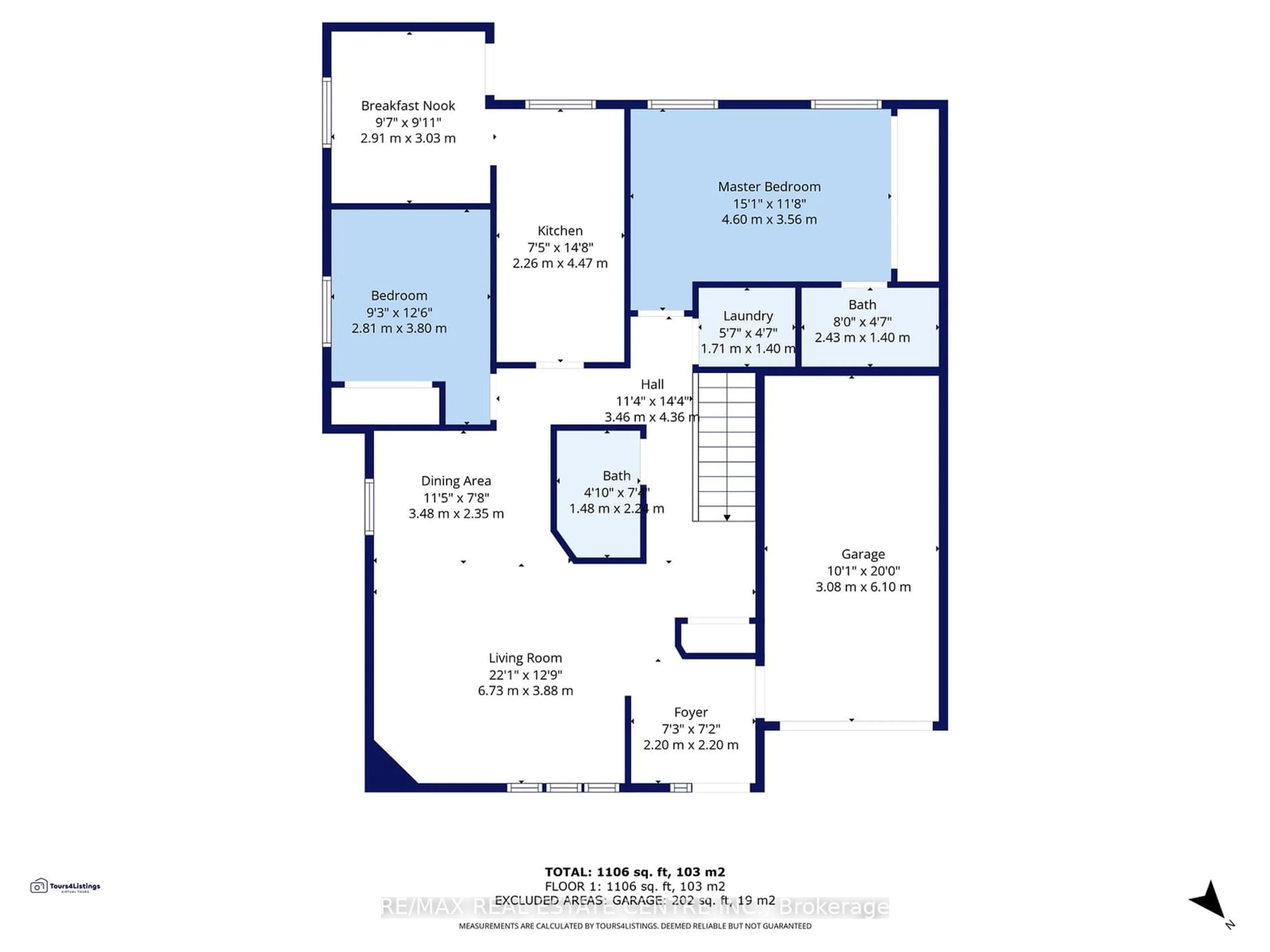 Floor plan for 1 Brambrook Way, Brampton Ontario L6P 1C3