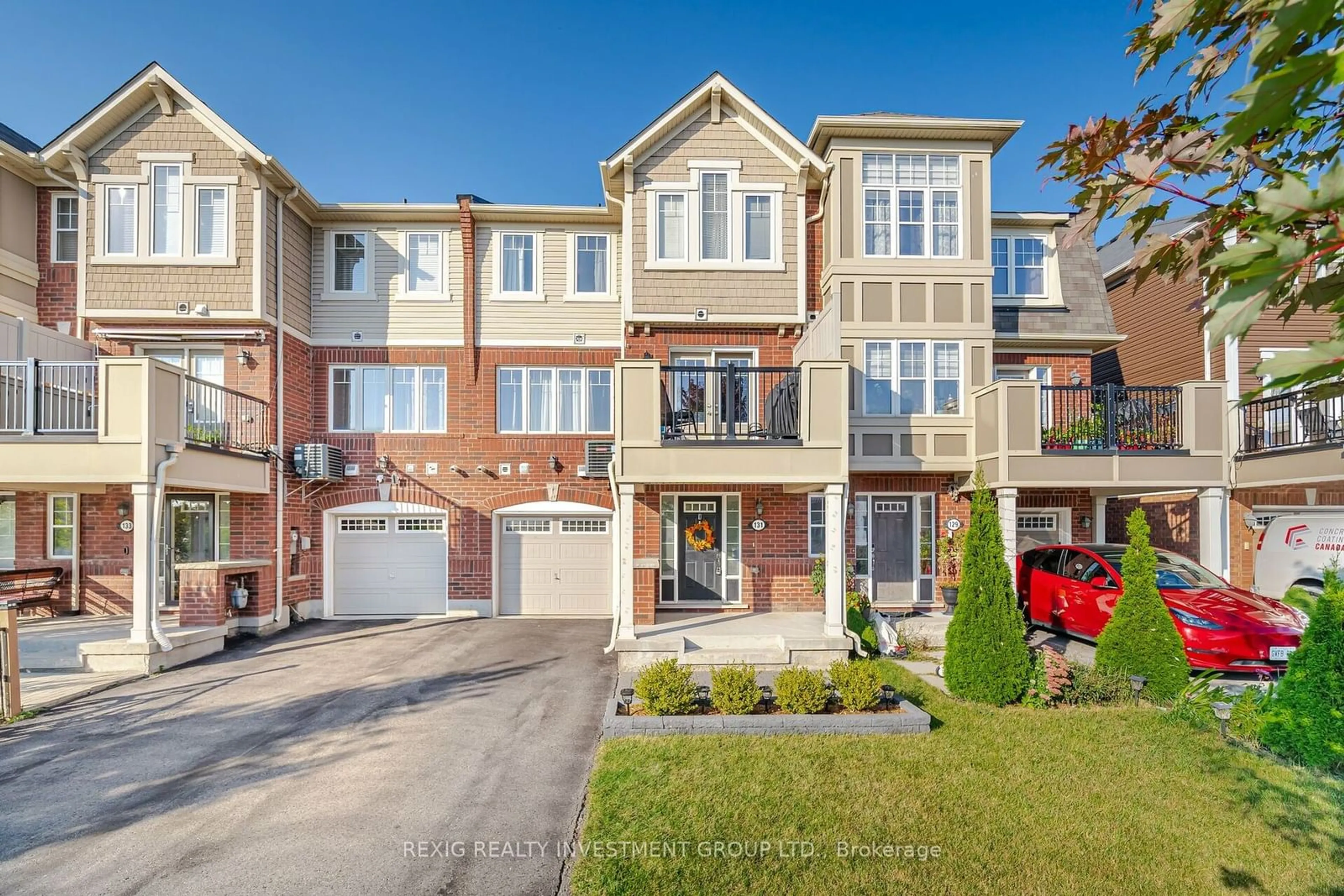 A pic from exterior of the house or condo, the street view for 131 Bleasdale Ave, Brampton Ontario L7A 0G2