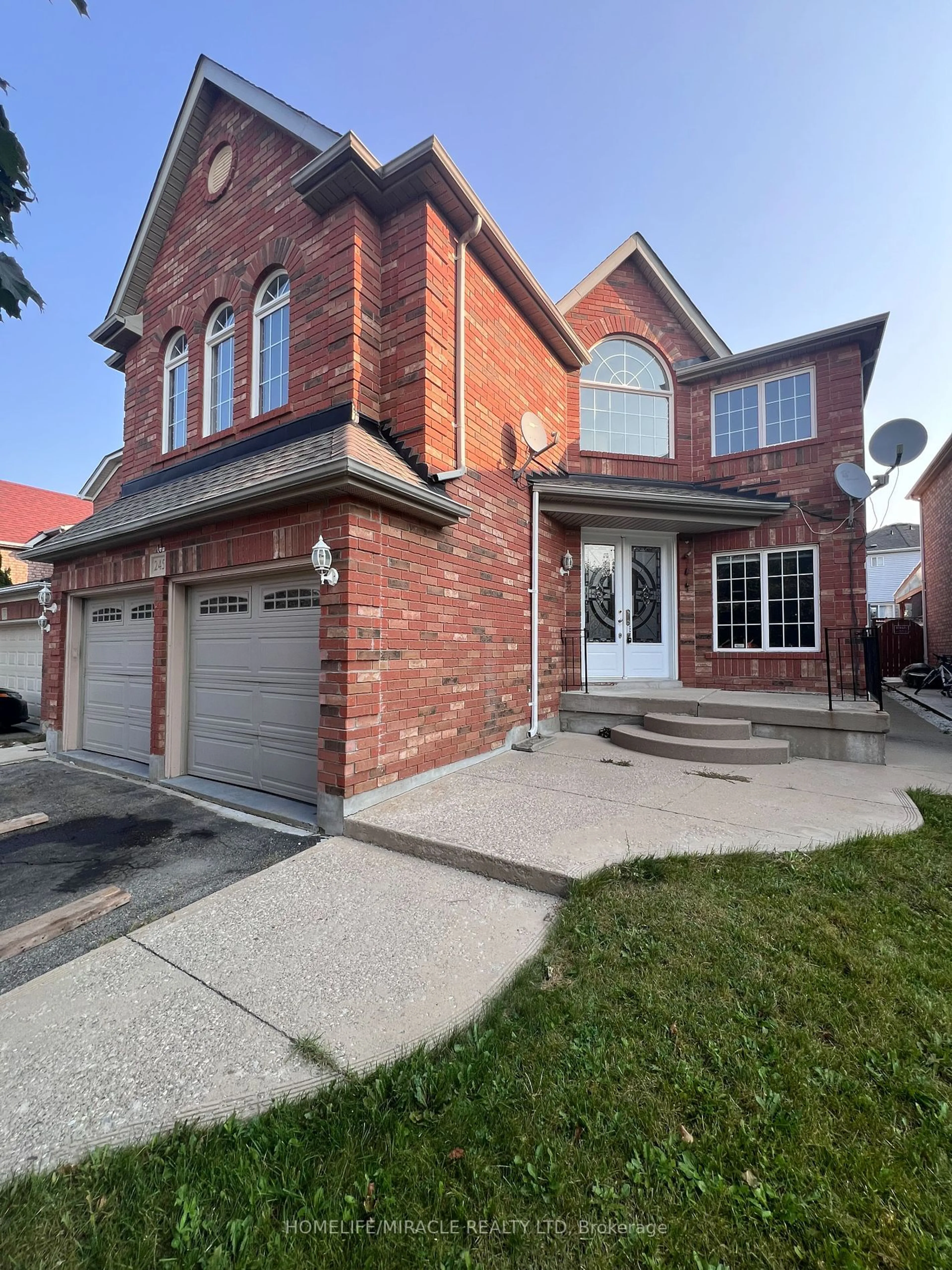 Home with brick exterior material for 245 Fernforest Dr, Brampton Ontario L6R 1E1