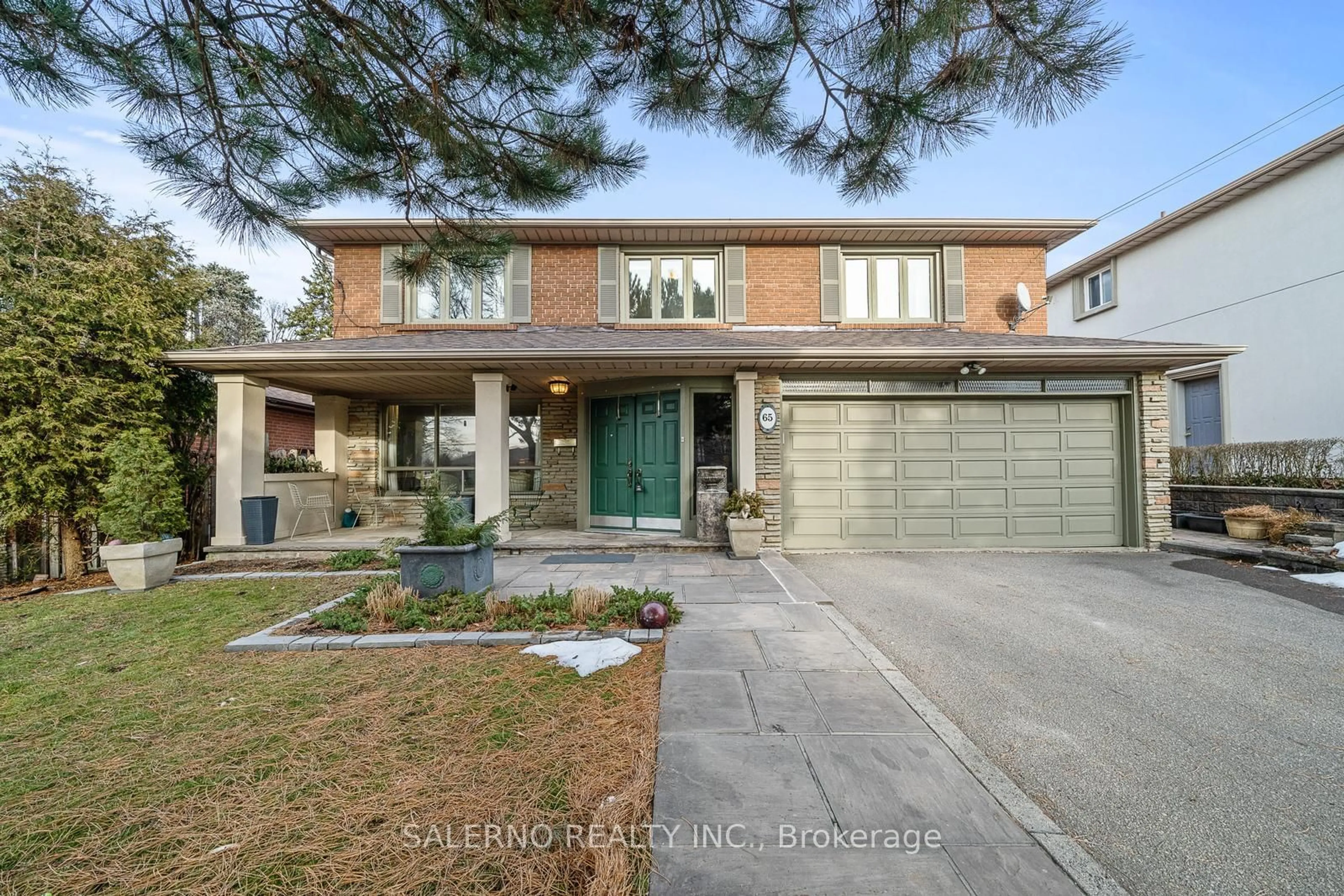 Home with brick exterior material for 65 Arkwright St, Toronto Ontario M6L 2Y4