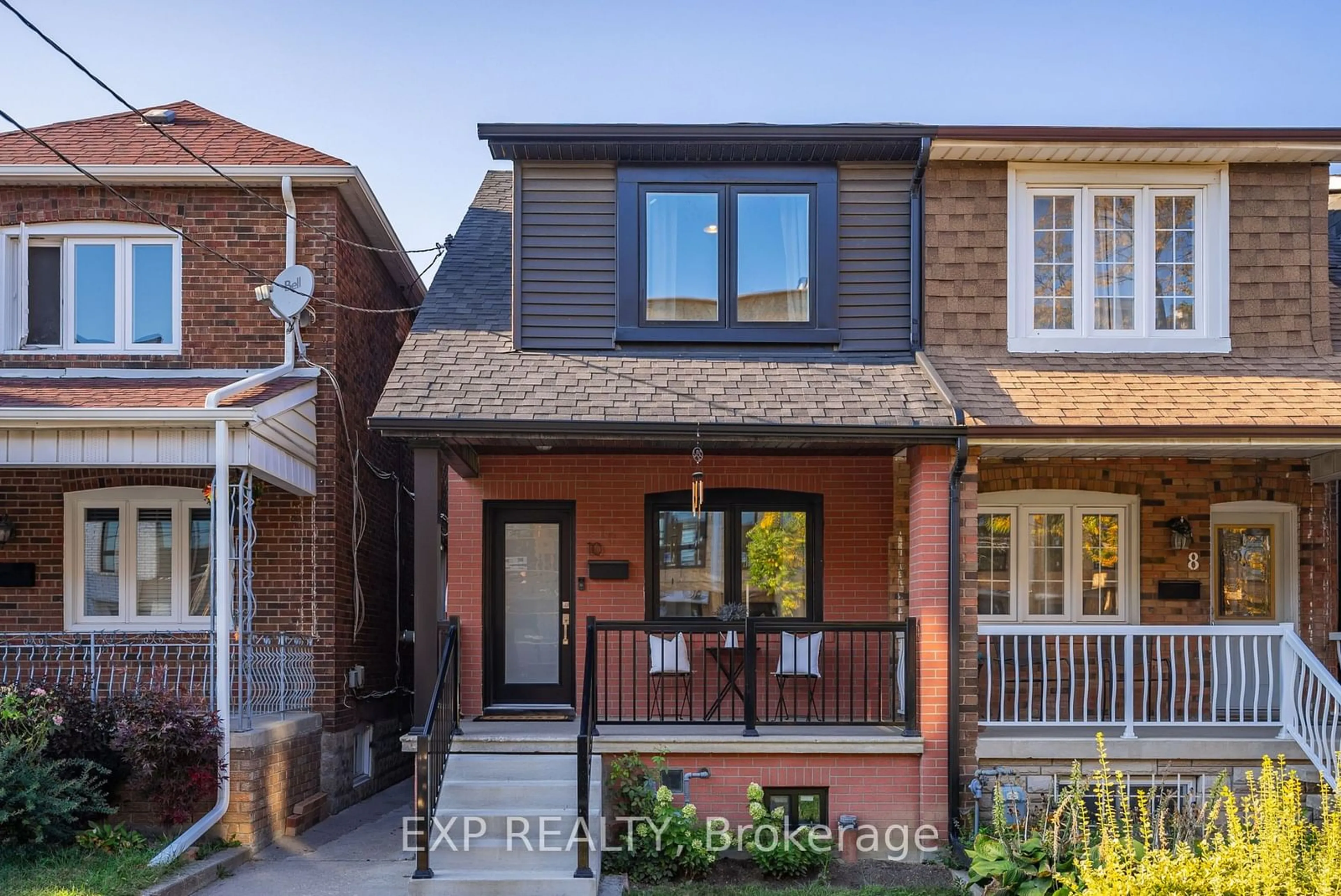 Home with brick exterior material for 10 Innes Ave, Toronto Ontario M6E 1M8