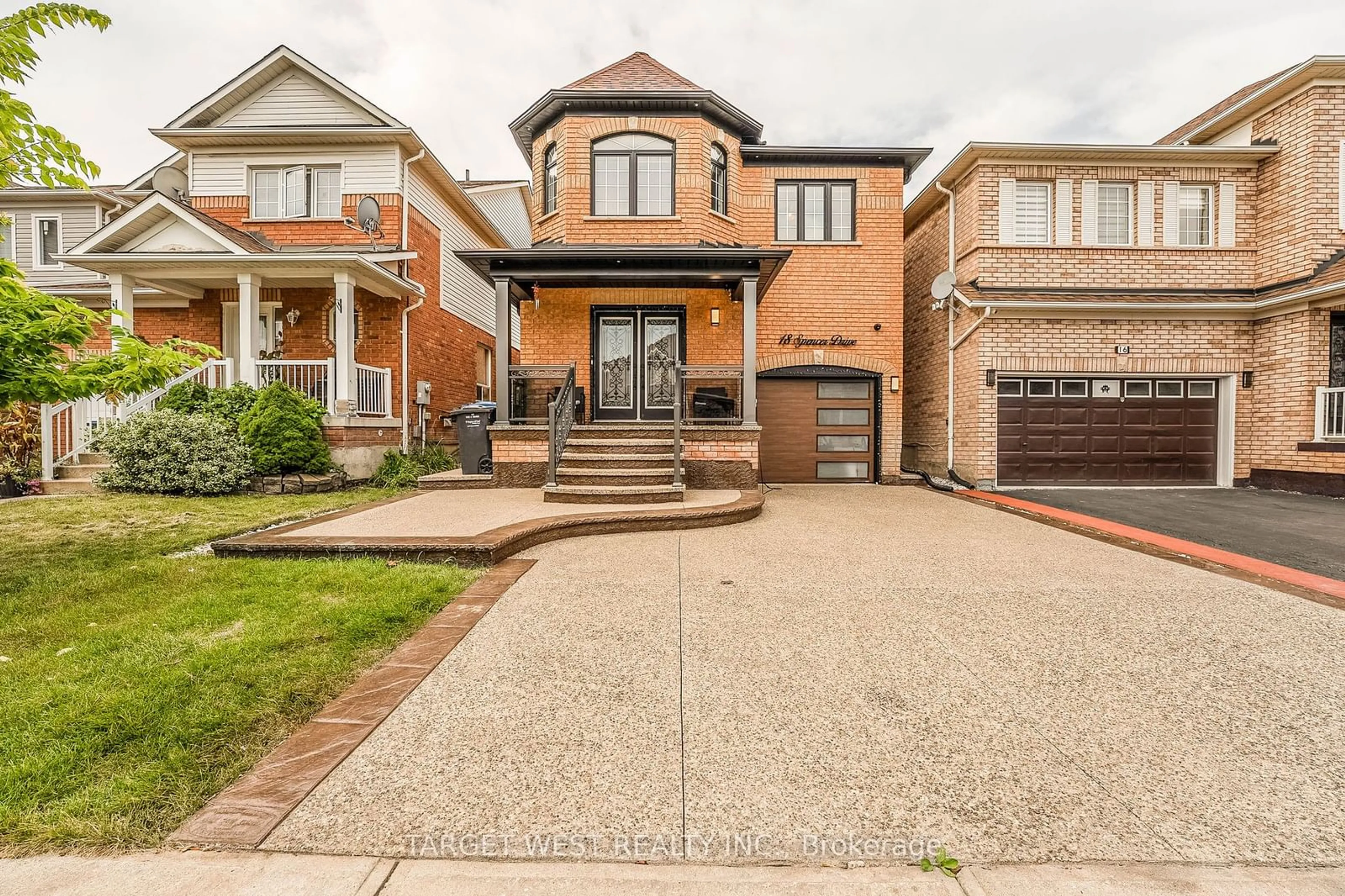 Home with brick exterior material for 18 Spencer Dr, Brampton Ontario L7A 2A4