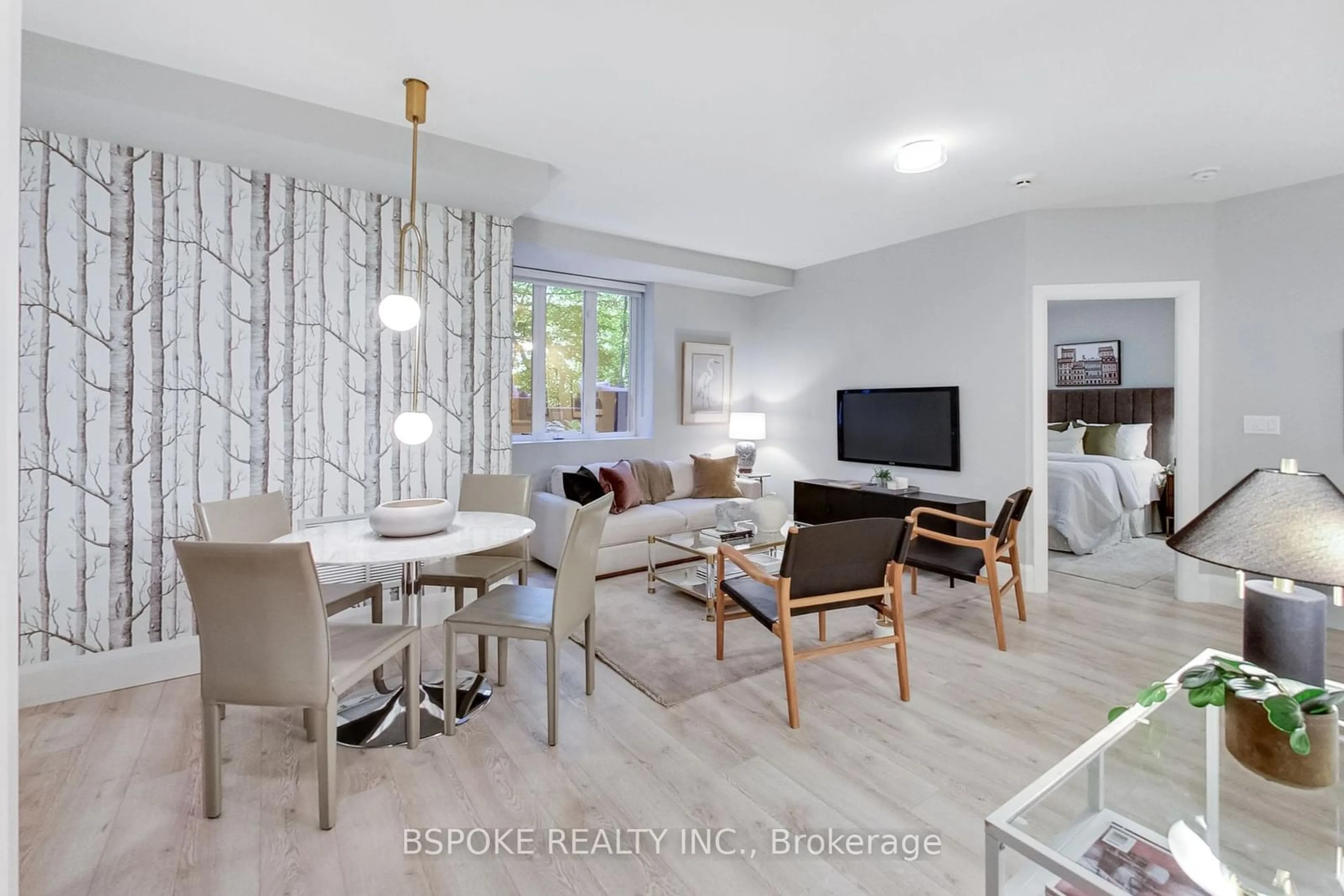 Living room for 245 Dalesford Rd #B08, Toronto Ontario M8Y 4H7