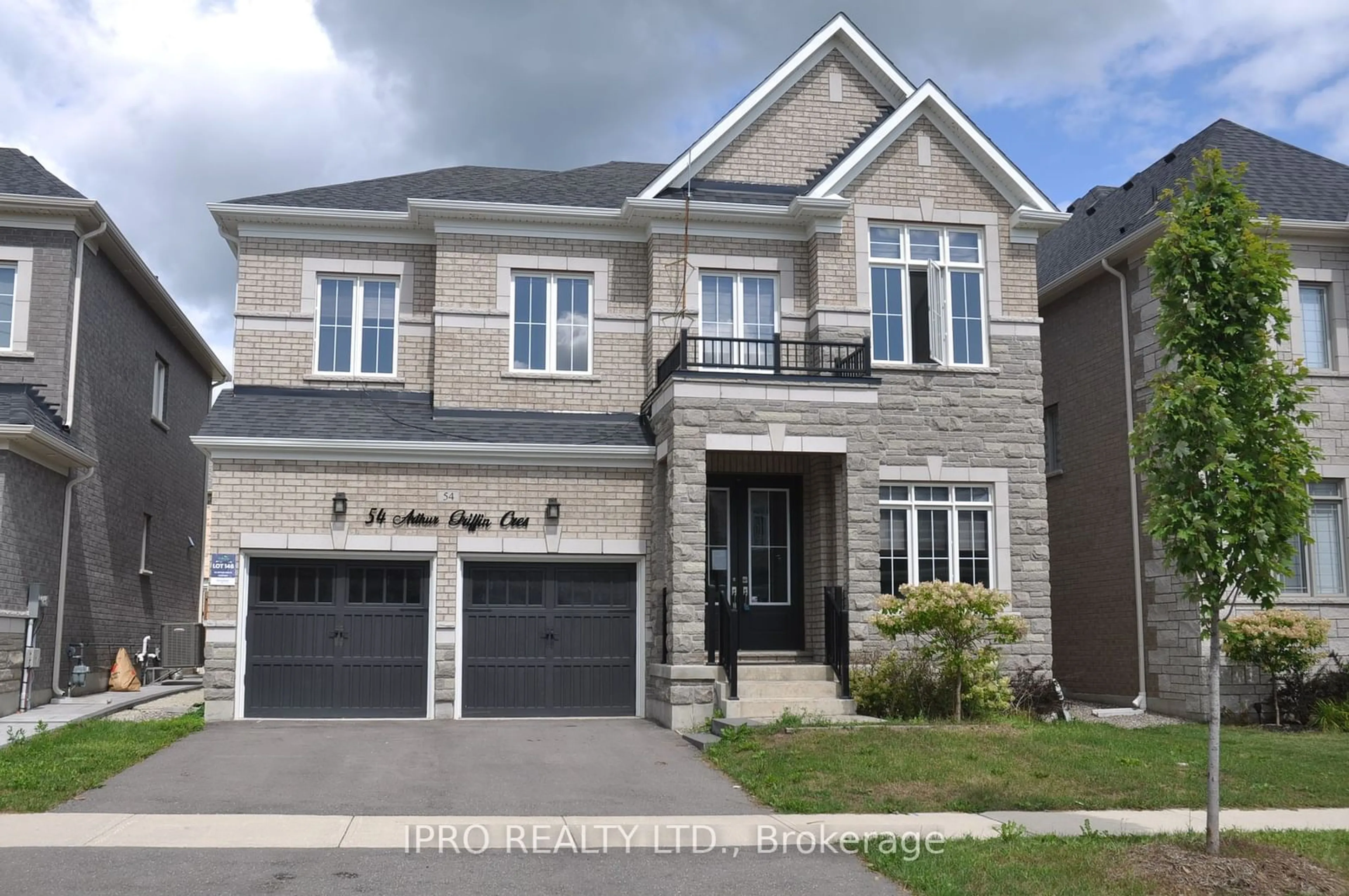 Home with brick exterior material for 54 Arthur Griffin Cres, Caledon Ontario L7C 4E9