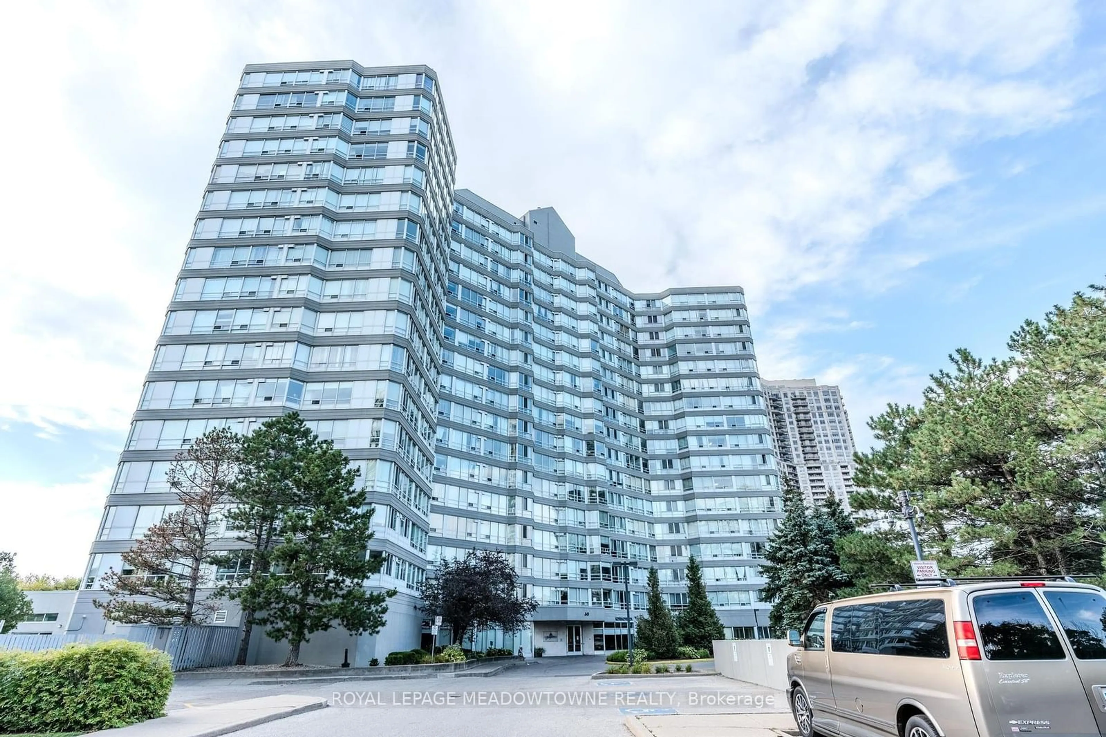 A pic from exterior of the house or condo for 50 Kingsbridge Garden Circ #206, Mississauga Ontario L5R 1Y2