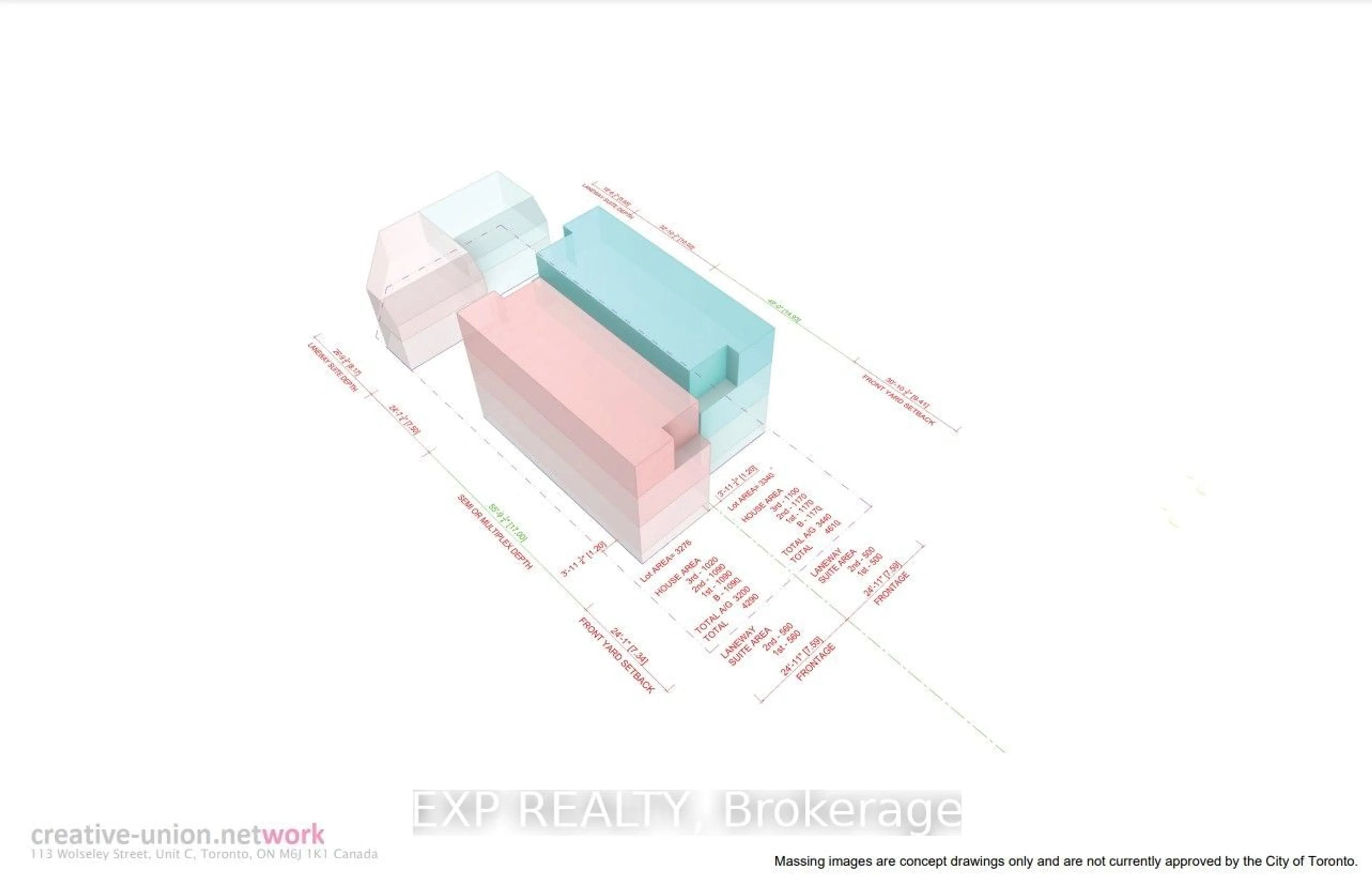 Floor plan for 44 Wilson Park Rd, Toronto Ontario M6K 3B5