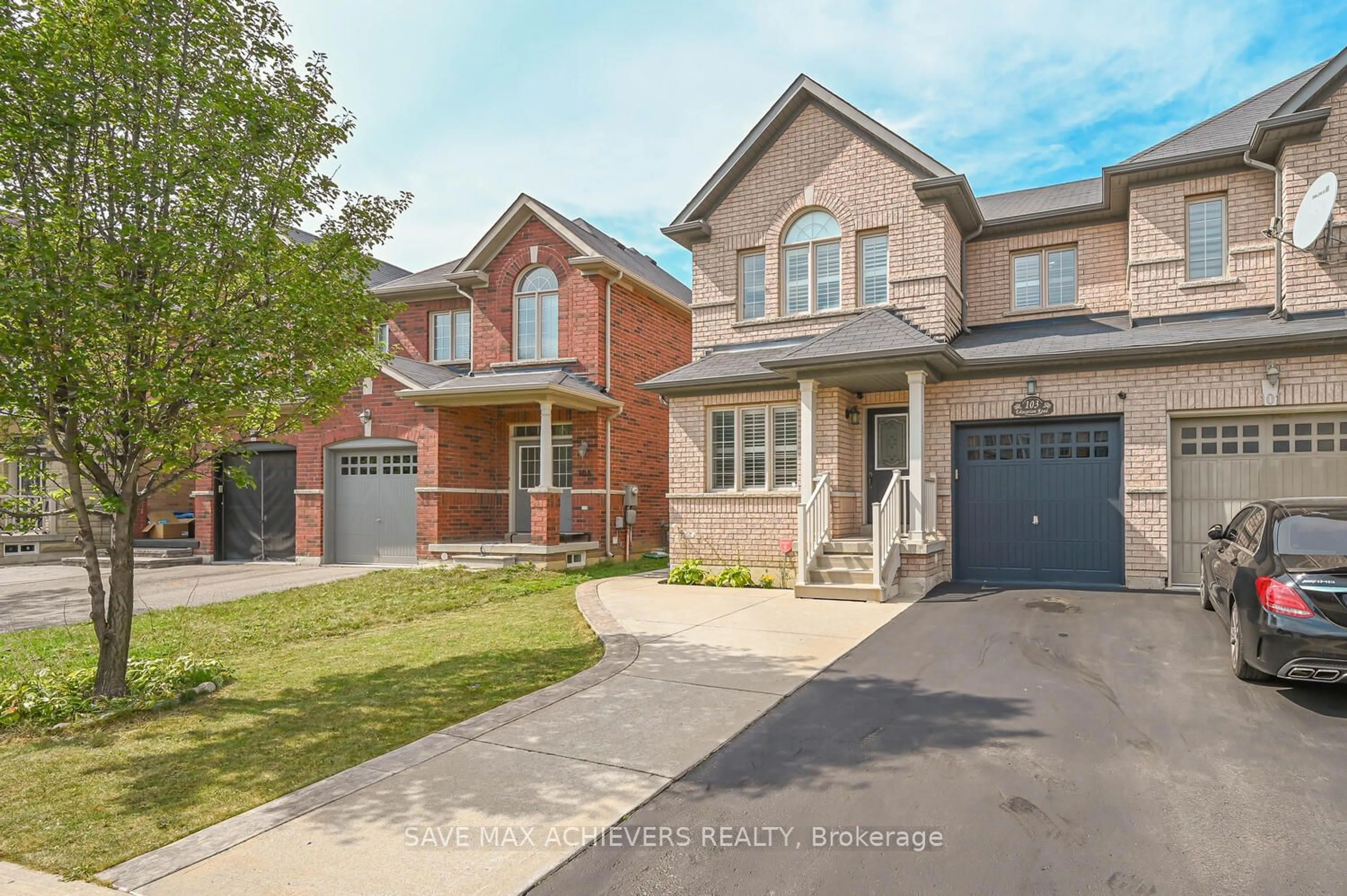 Home with brick exterior material for 103 Education Rd, Brampton Ontario L6P 3P1