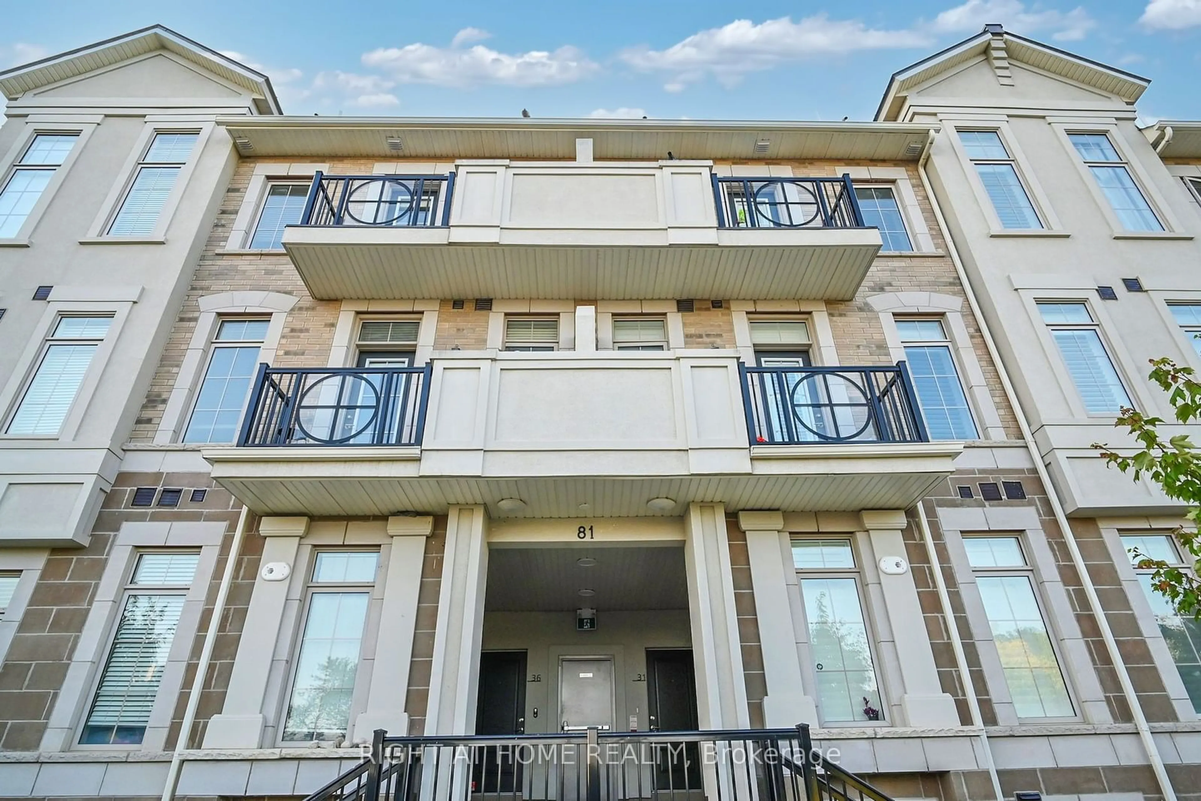 A pic from exterior of the house or condo for 81 Armdale Rd #32, Mississauga Ontario L4Z 0C7