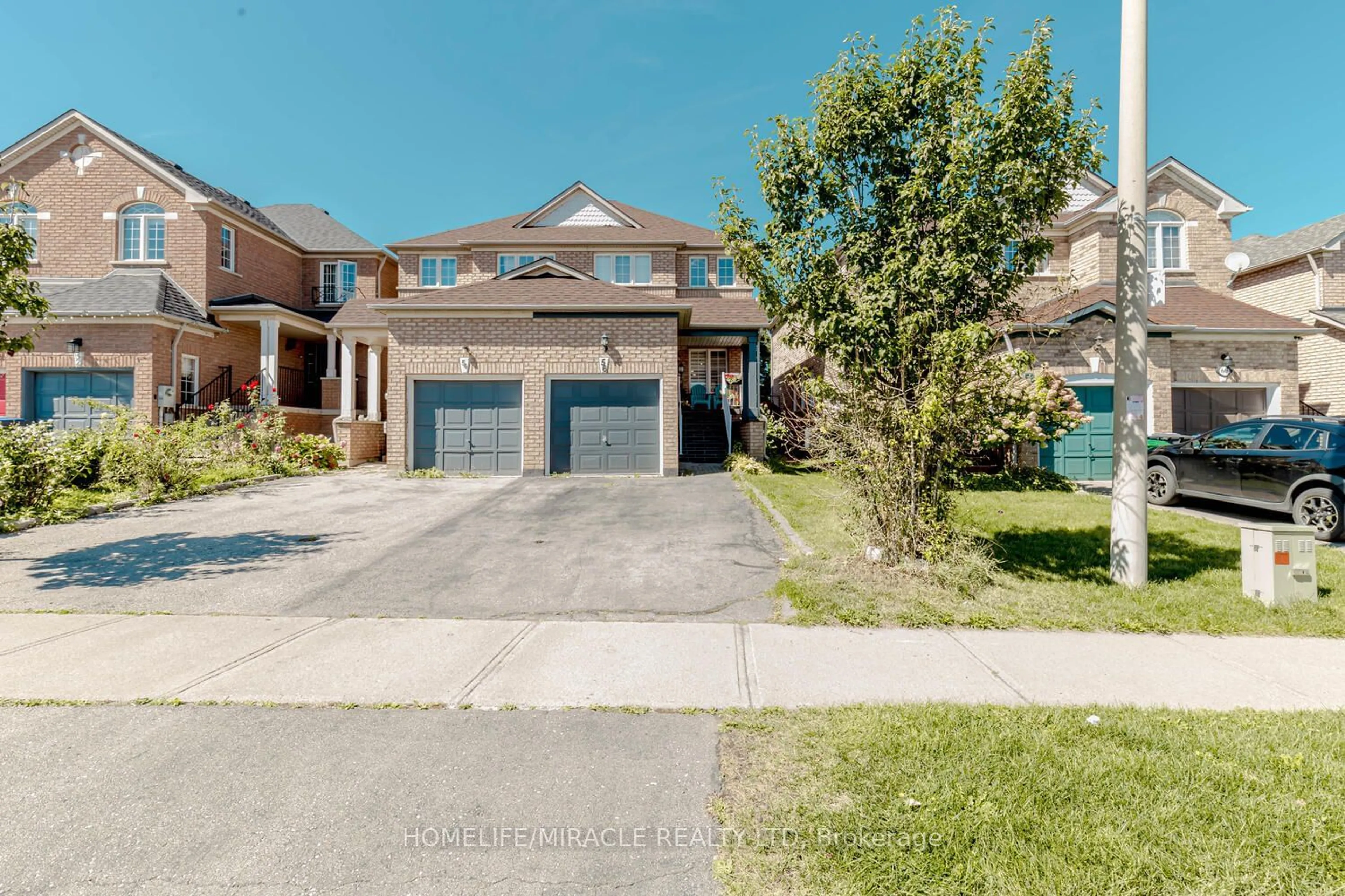 Frontside or backside of a home for 56 Summerdale Cres, Brampton Ontario L6X 4V9