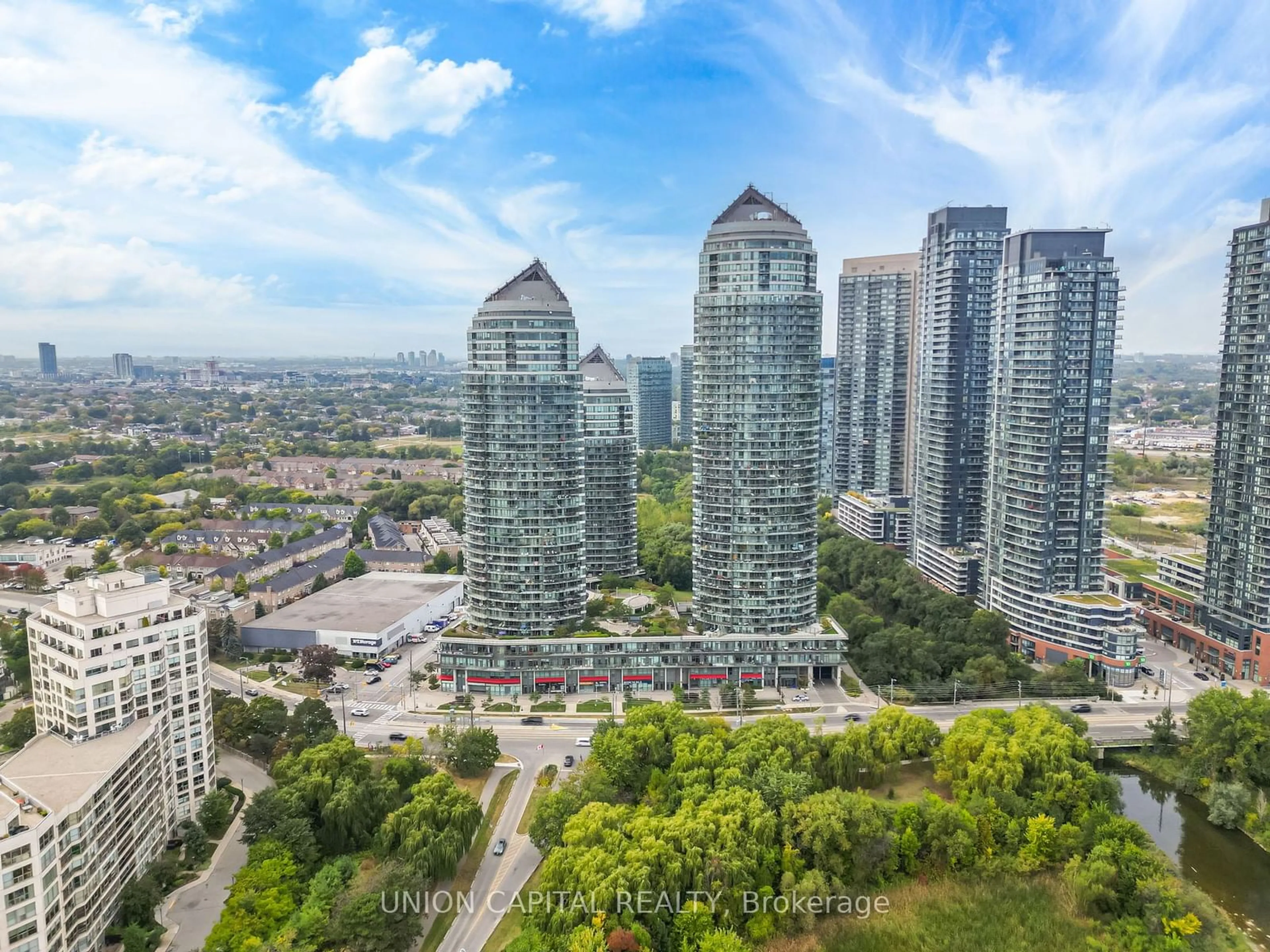 A pic from exterior of the house or condo, the view of city buildings for 2230 Lake Shore Blvd #2704, Toronto Ontario M8V 0B2