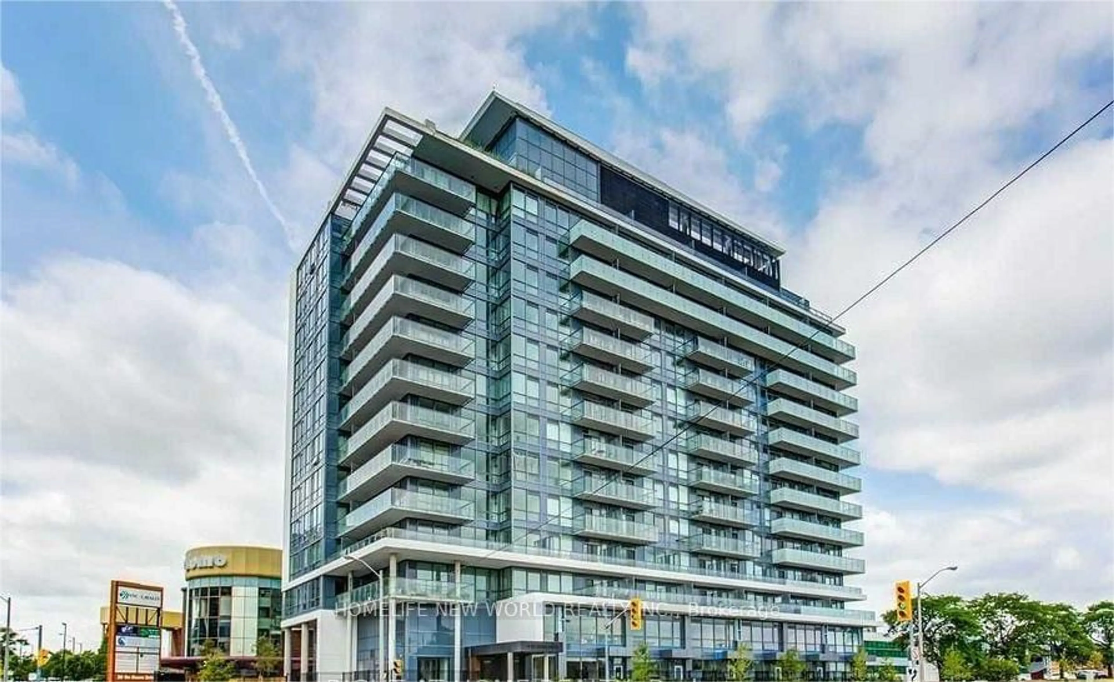 A pic from exterior of the house or condo, the front or back of building for 10 De Boers Dr #306, Toronto Ontario M3J 0L6