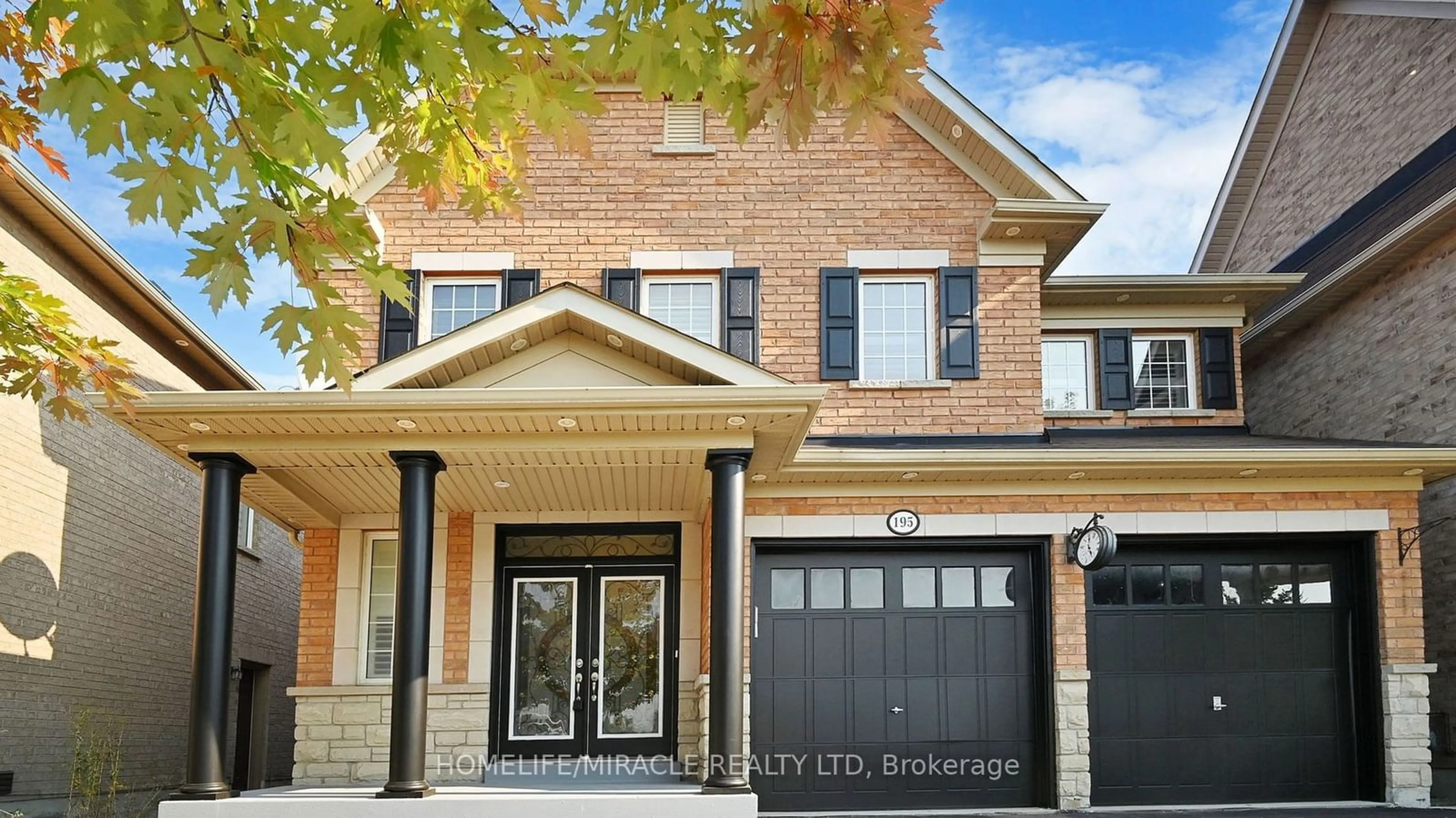 Home with brick exterior material for 195 Sussexvale Dr, Brampton Ontario L6R 0W2