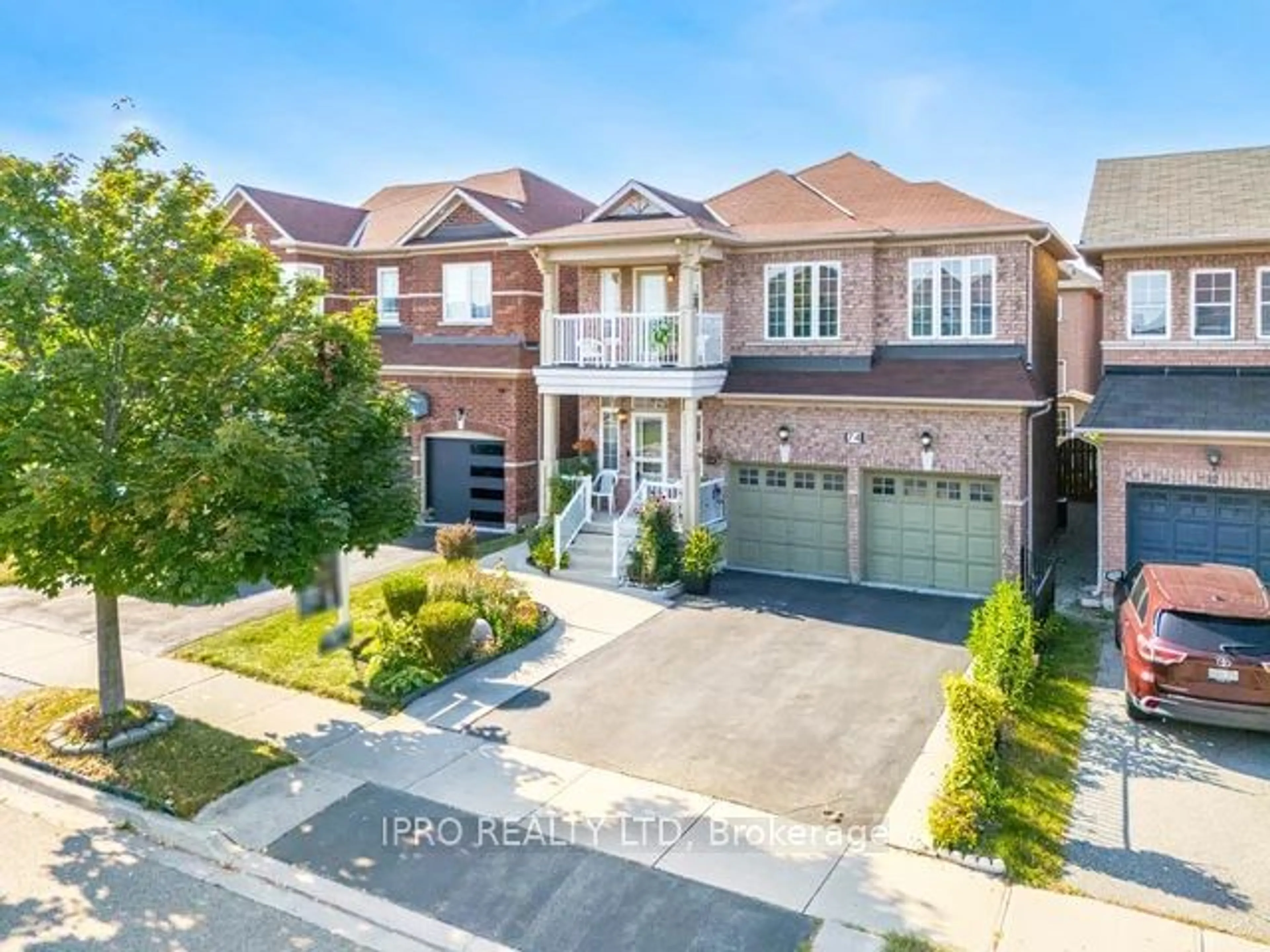 Home with brick exterior material for 74 Vanderbrink Dr, Brampton Ontario L6R 0E8