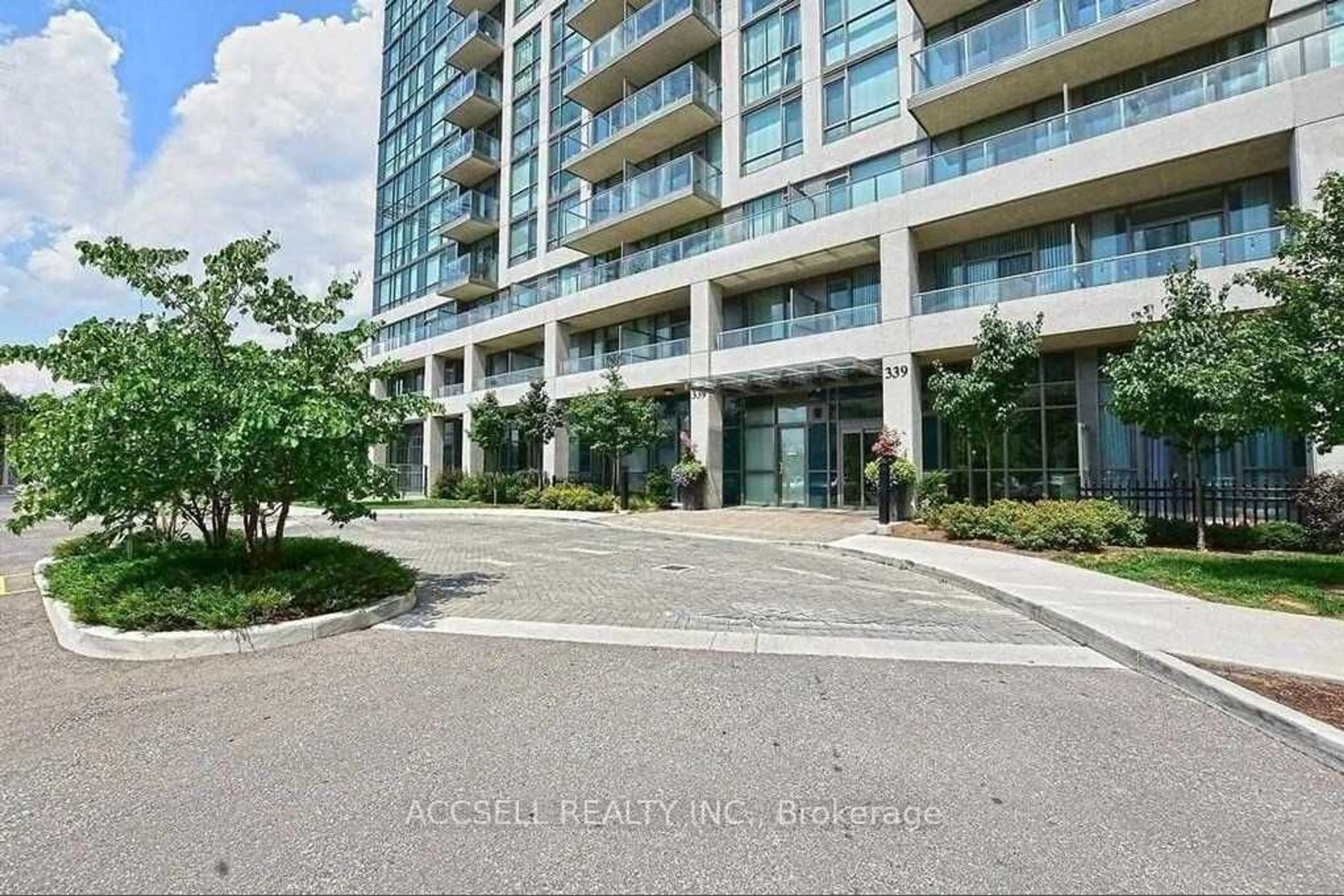 A pic from exterior of the house or condo for 339 Rathburn Rd #1006, Mississauga Ontario L5B 0K6