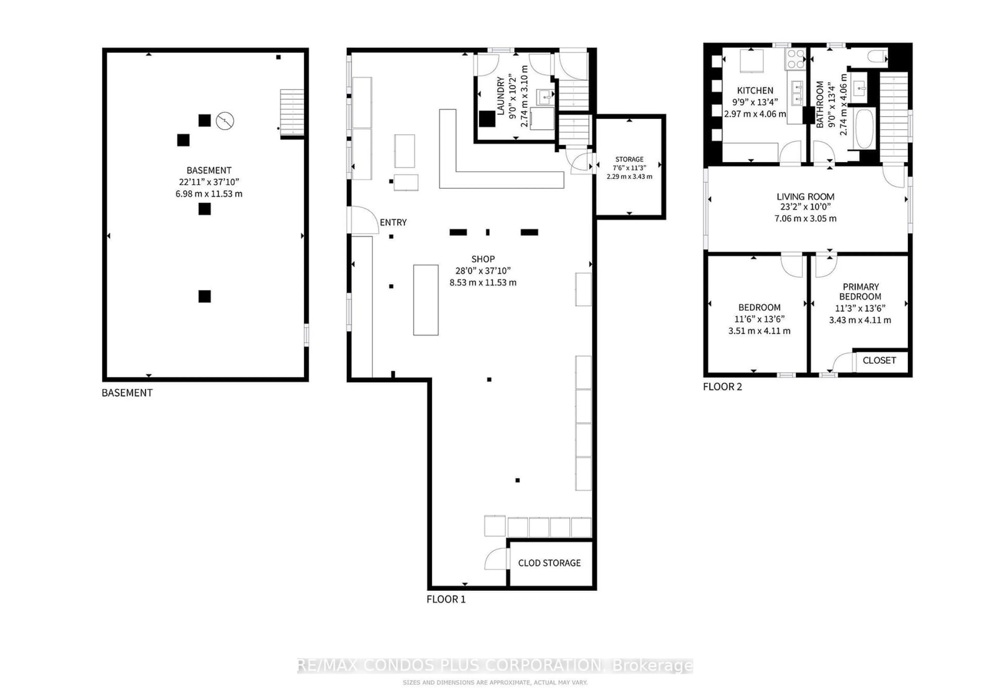 Floor plan for 509 Lakeshore Rd, Oakville Ontario L6K 1G6