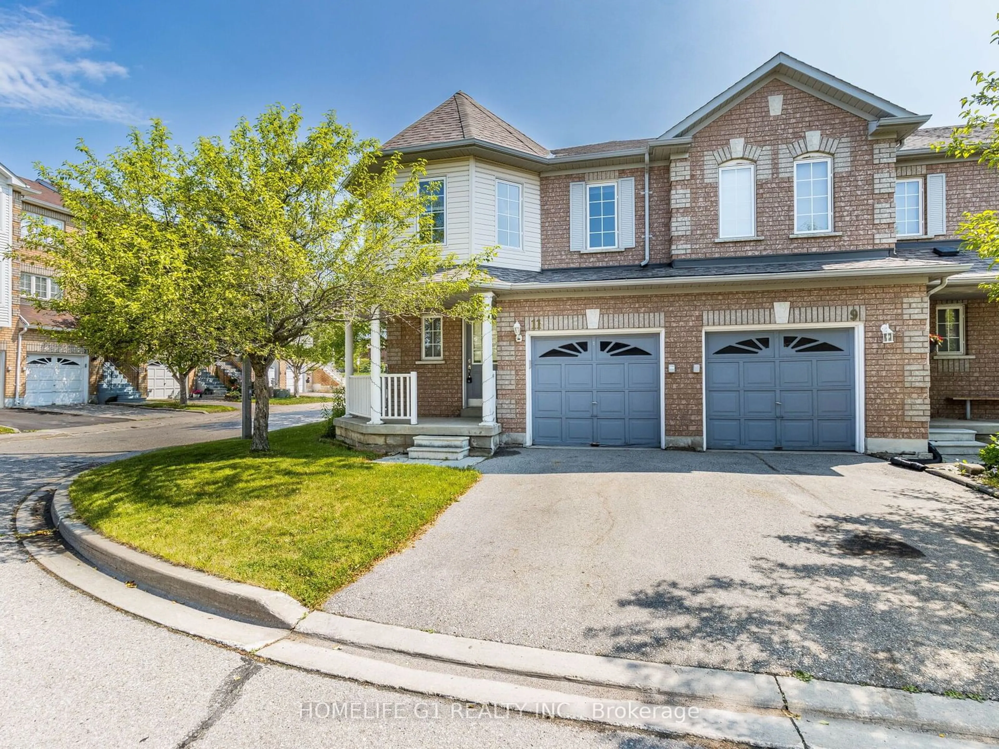 Frontside or backside of a home, the street view for 9800 Mclaughlin Rd #11, Brampton Ontario L6X 4R1