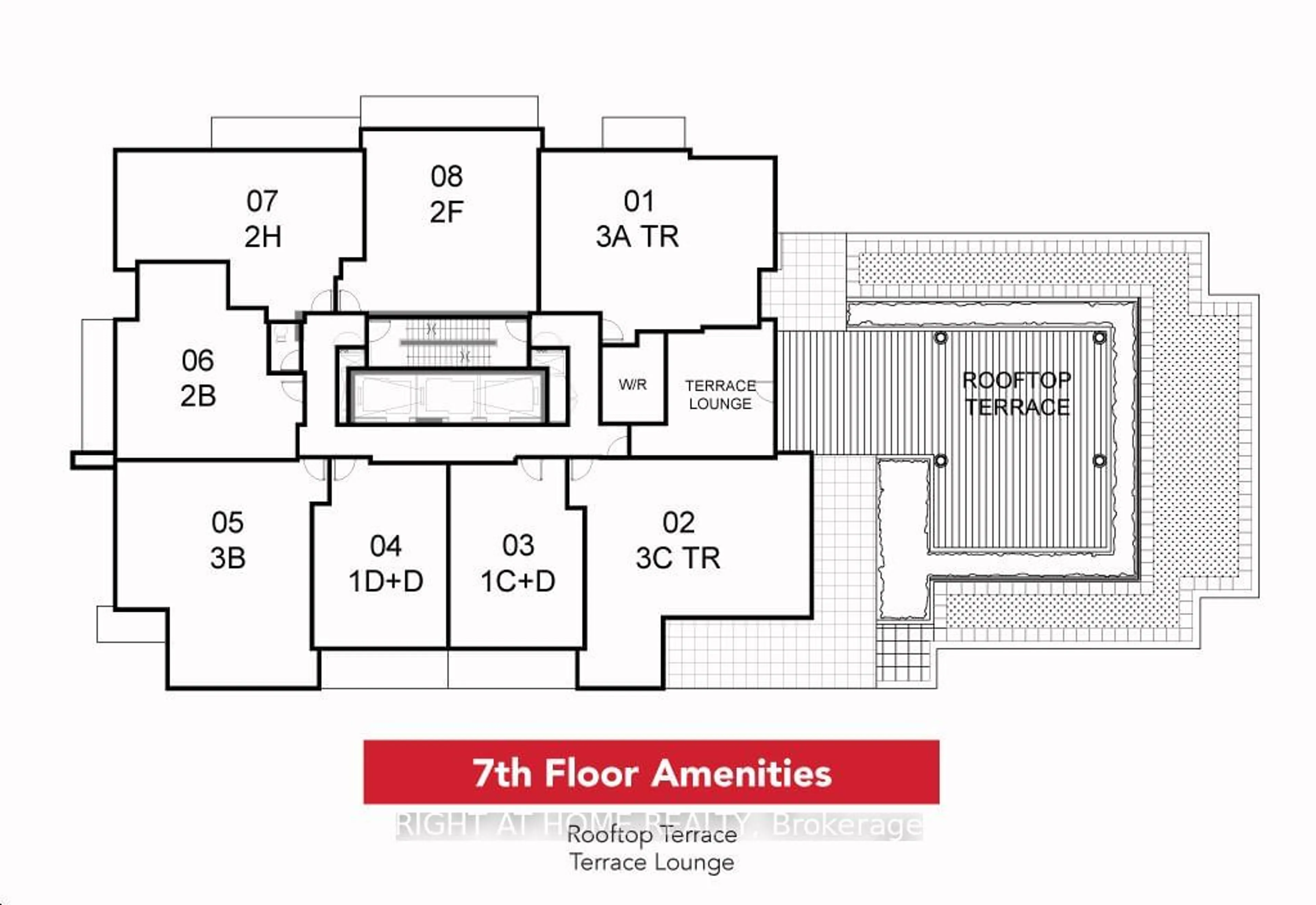 Floor plan for 10 Wilby Cres #1801, Toronto Ontario M9N 1E5