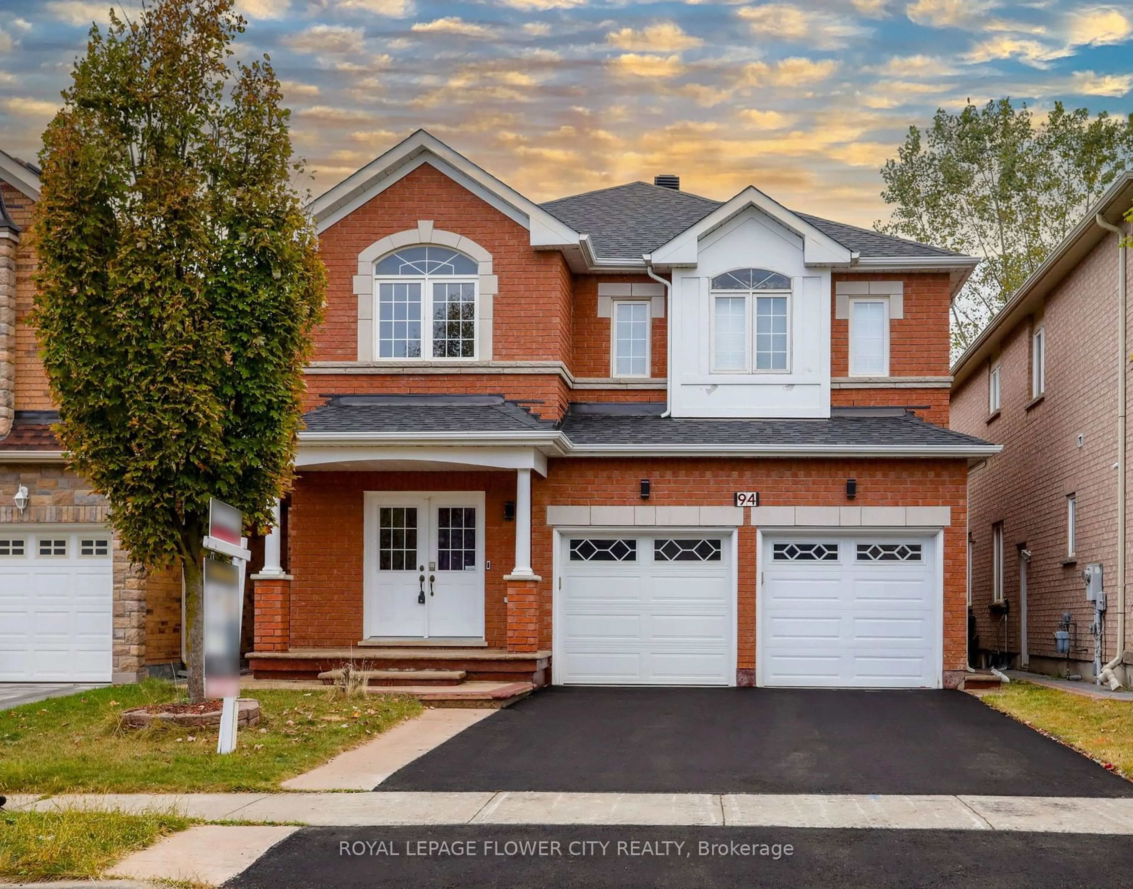 Home with brick exterior material for 94 SIR JACOBS Cres, Brampton Ontario L7A 3T5