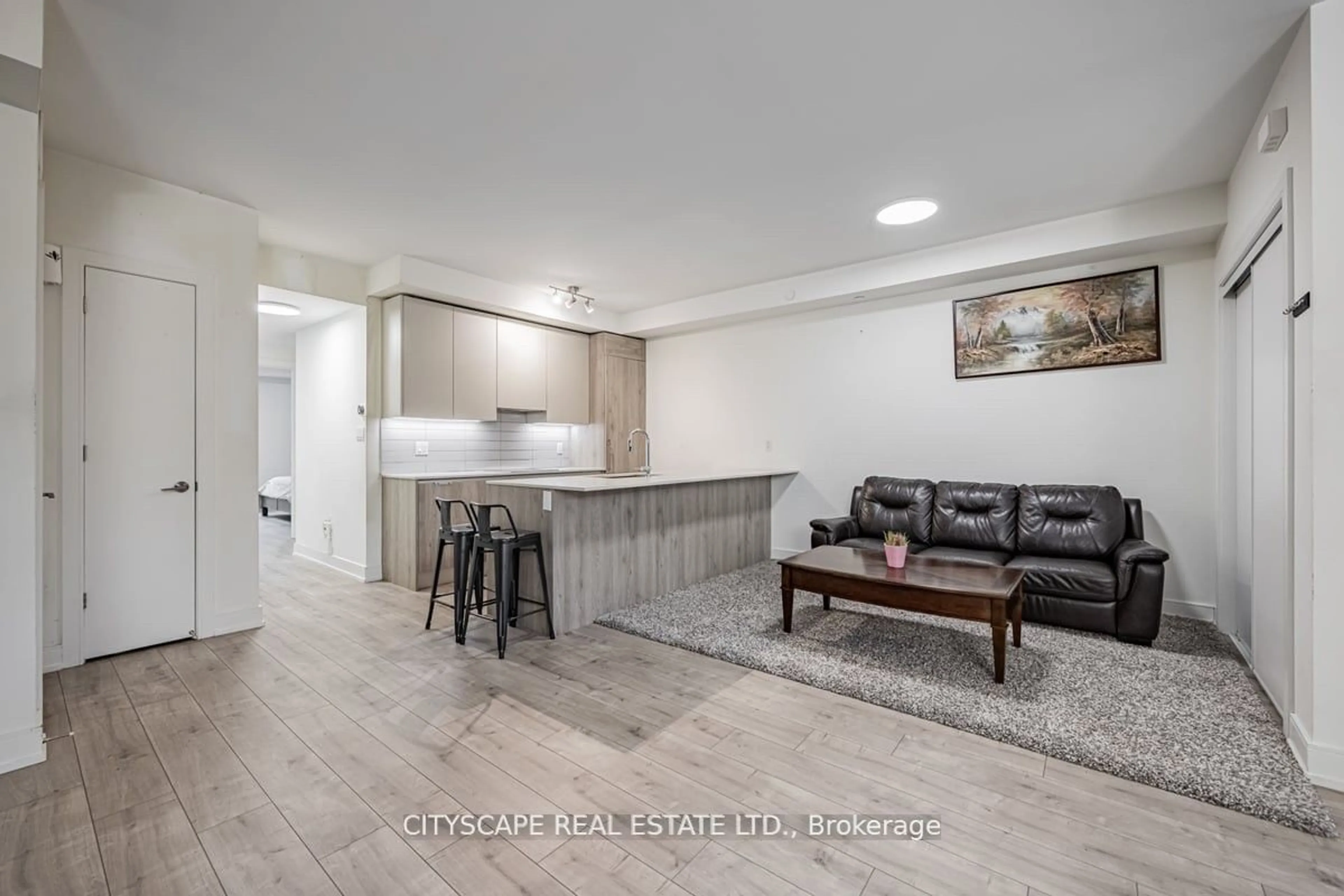 Open concept kitchen for 66 Longbranch Ave #1, Toronto Ontario M8W 3J4