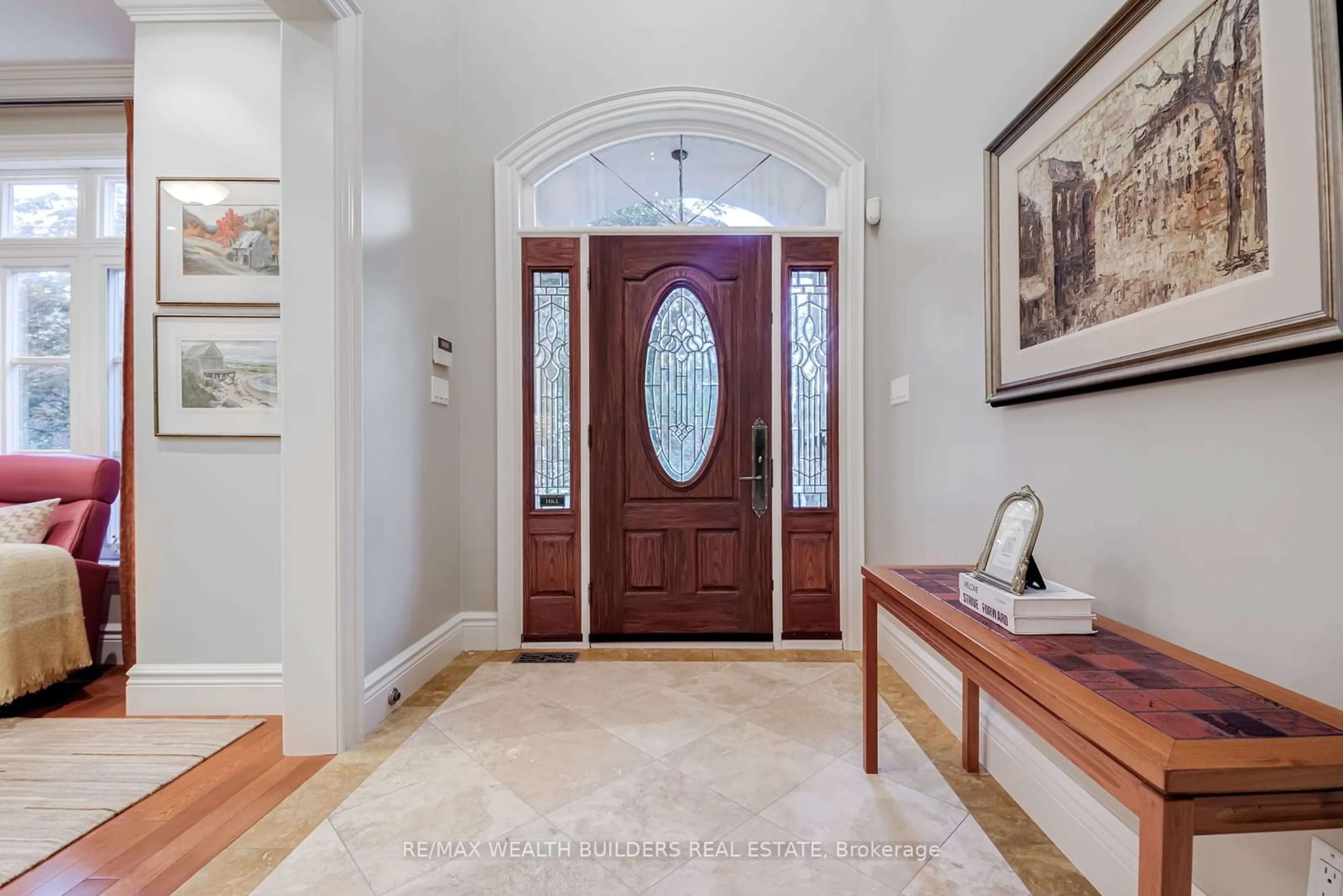 Indoor entryway, wood floors for 19 Mervyn Ave, Toronto Ontario M9B 1M9